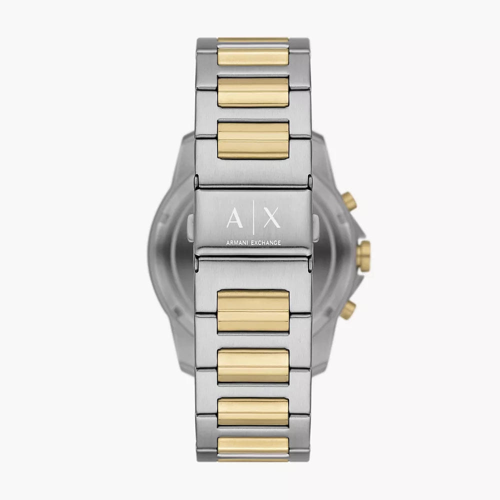 Armani Exchange Men's Chronograph Two - Tone Stainless Steel Watch and Bracelet Set