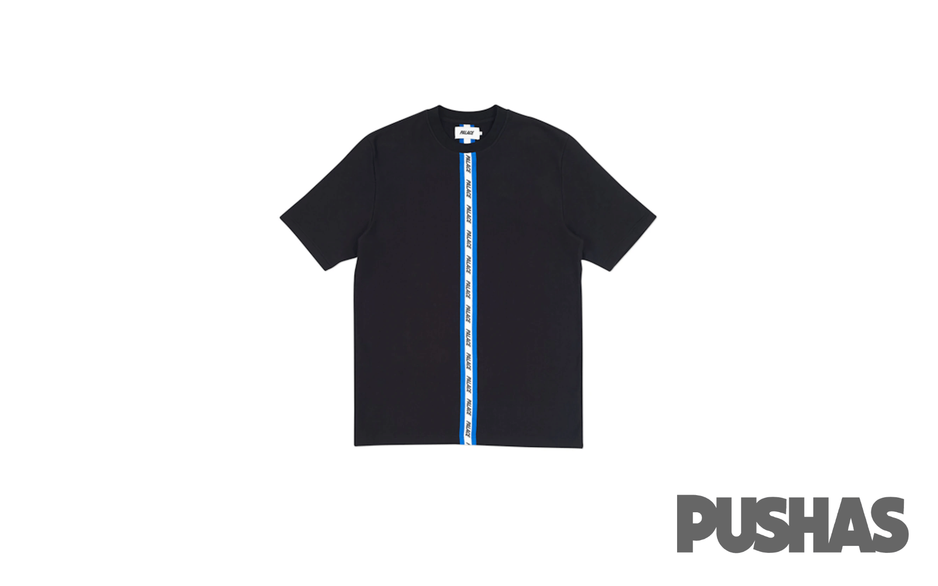 Palace Vertical Weave T‑Shirt Black