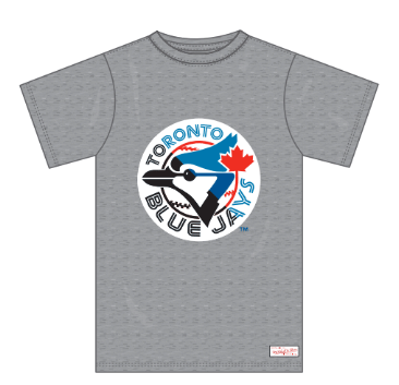 Mitchell & Ness Blue Jays World Series Program T Heather Grey