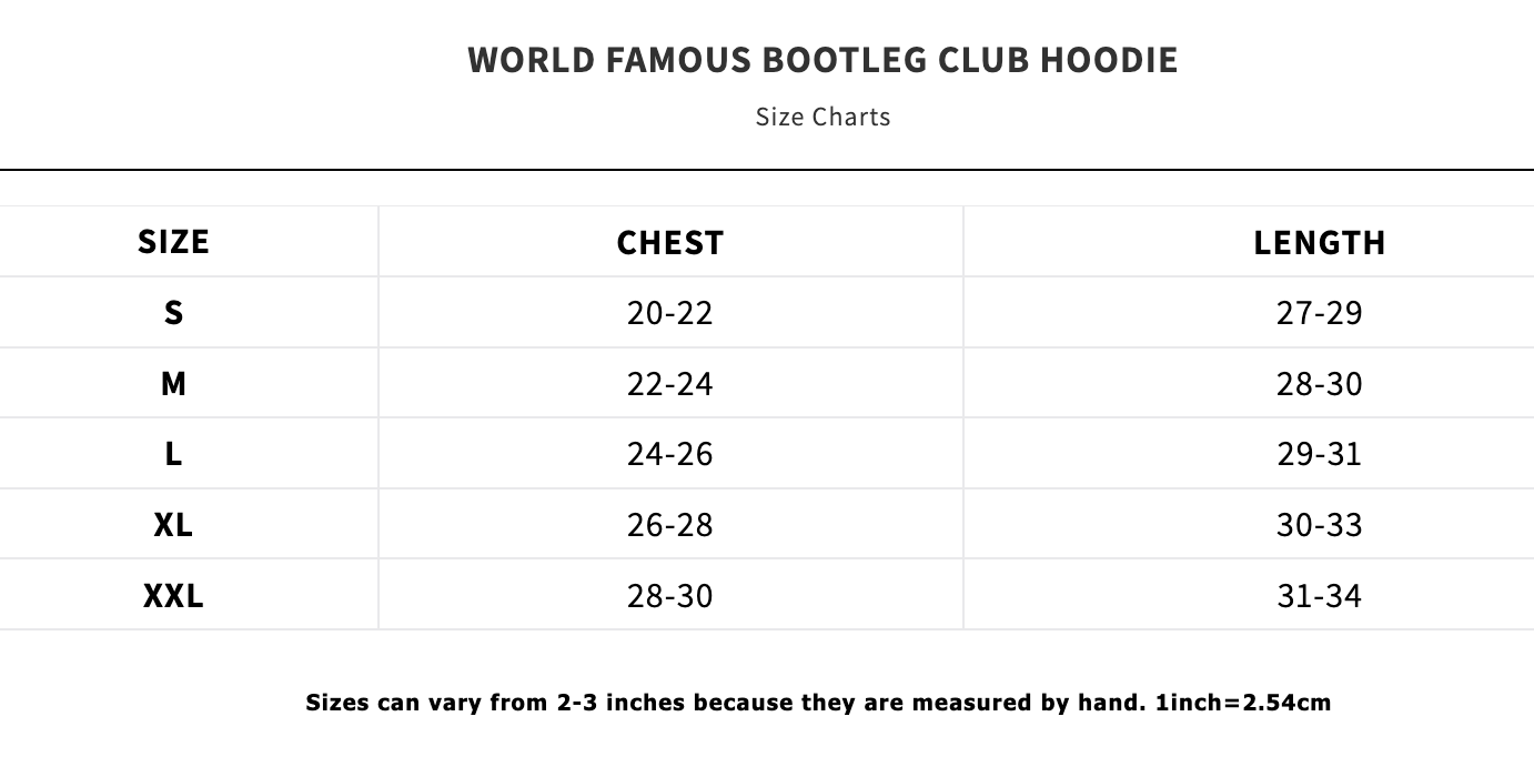 Market WORLD FAMOUS BOOTLEG CLUB HOODIE