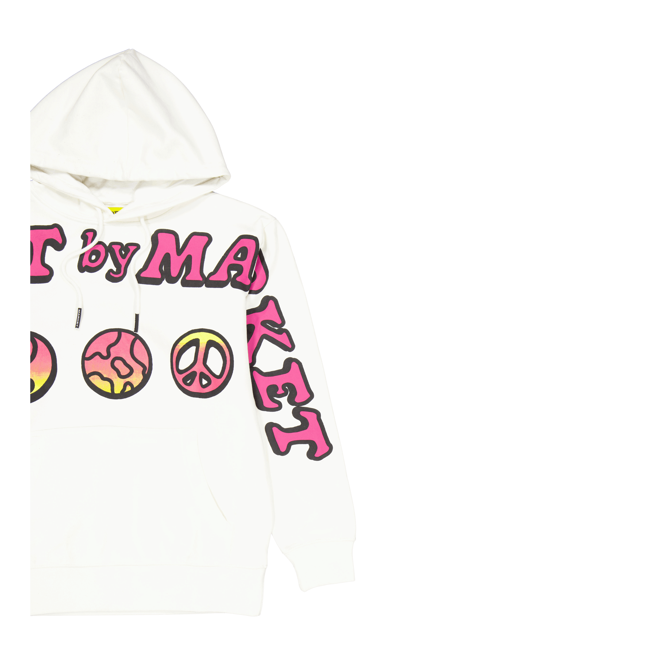 Market Cali Lock Peace Hoodie Cream