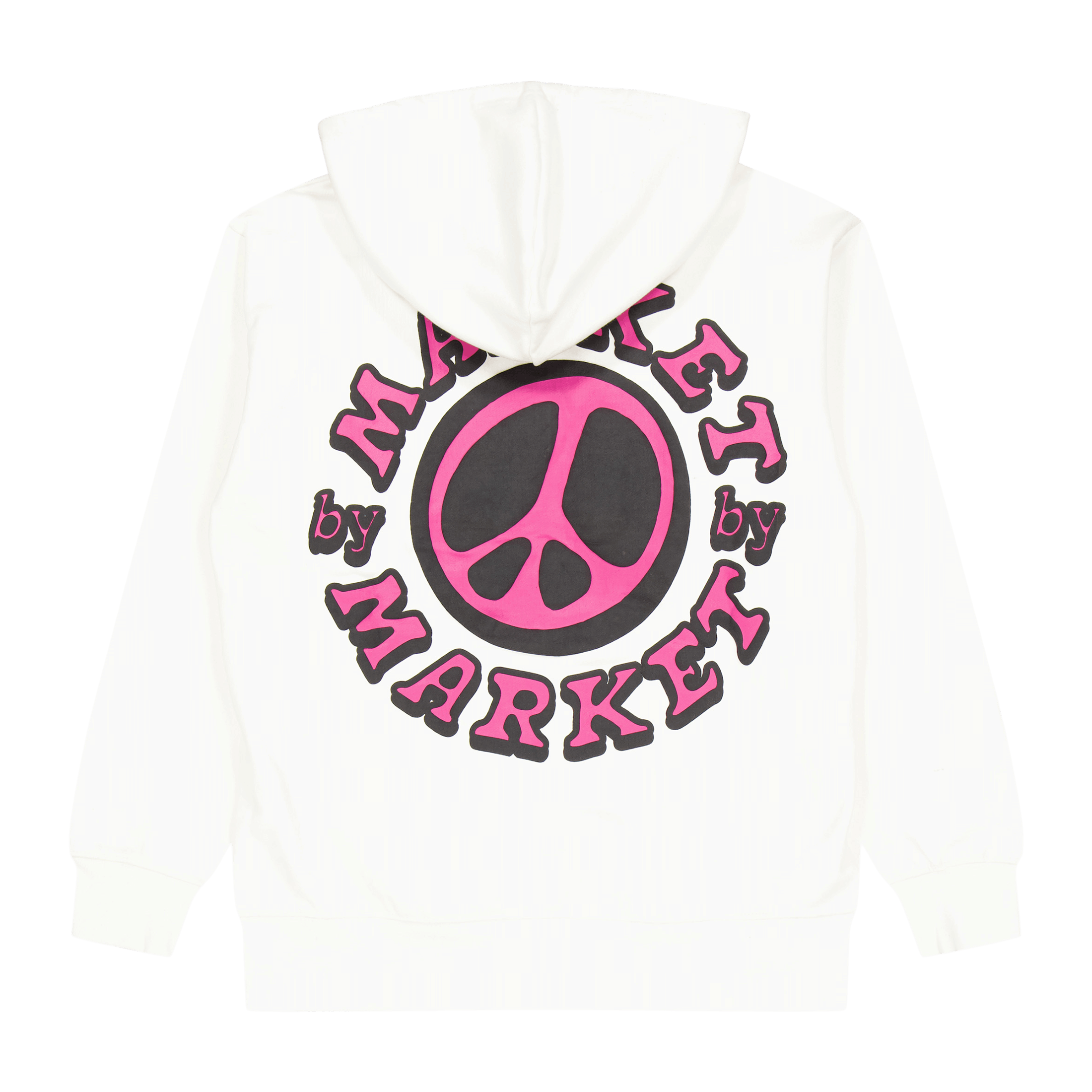 Market Cali Lock Peace Hoodie Cream