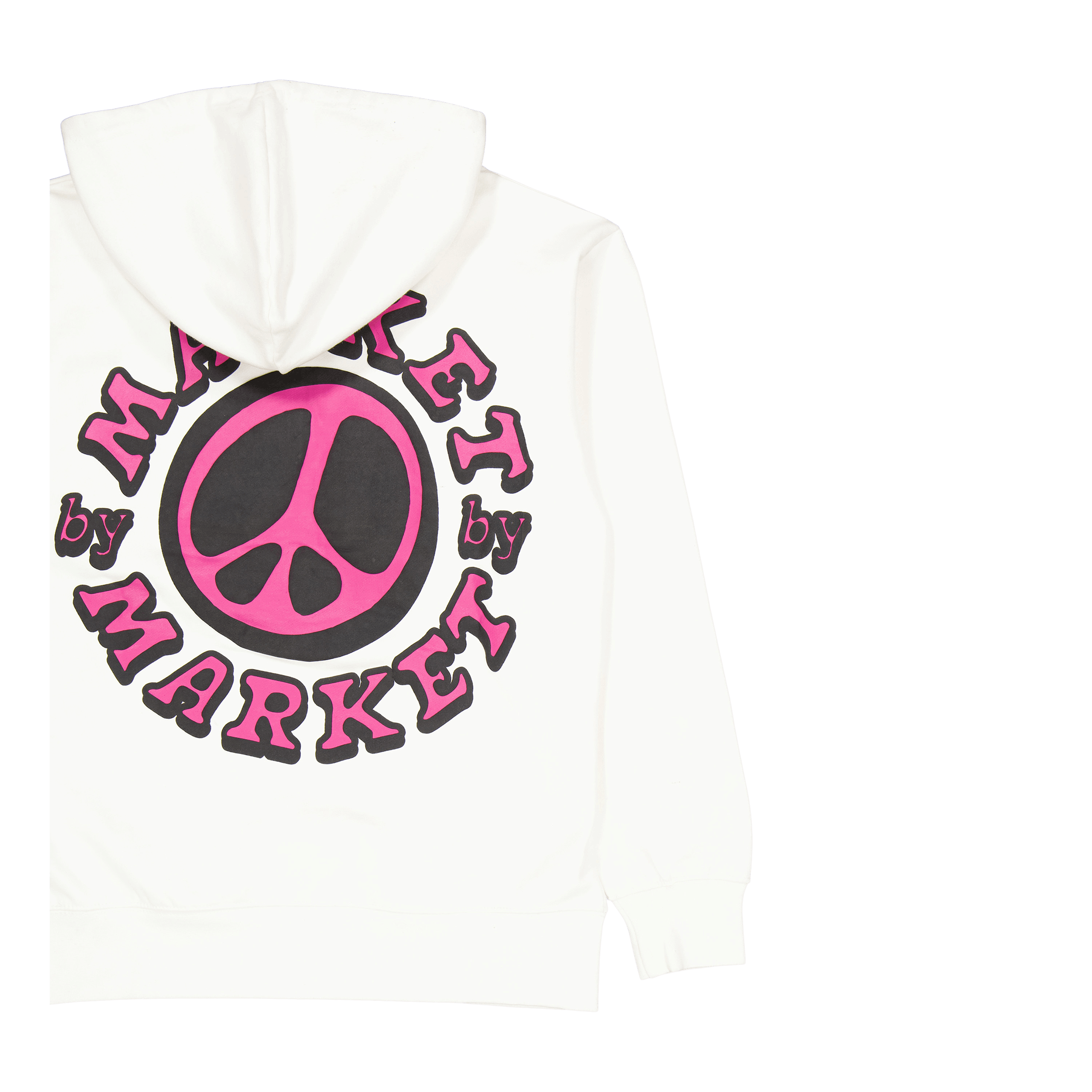 Market Cali Lock Peace Hoodie Cream