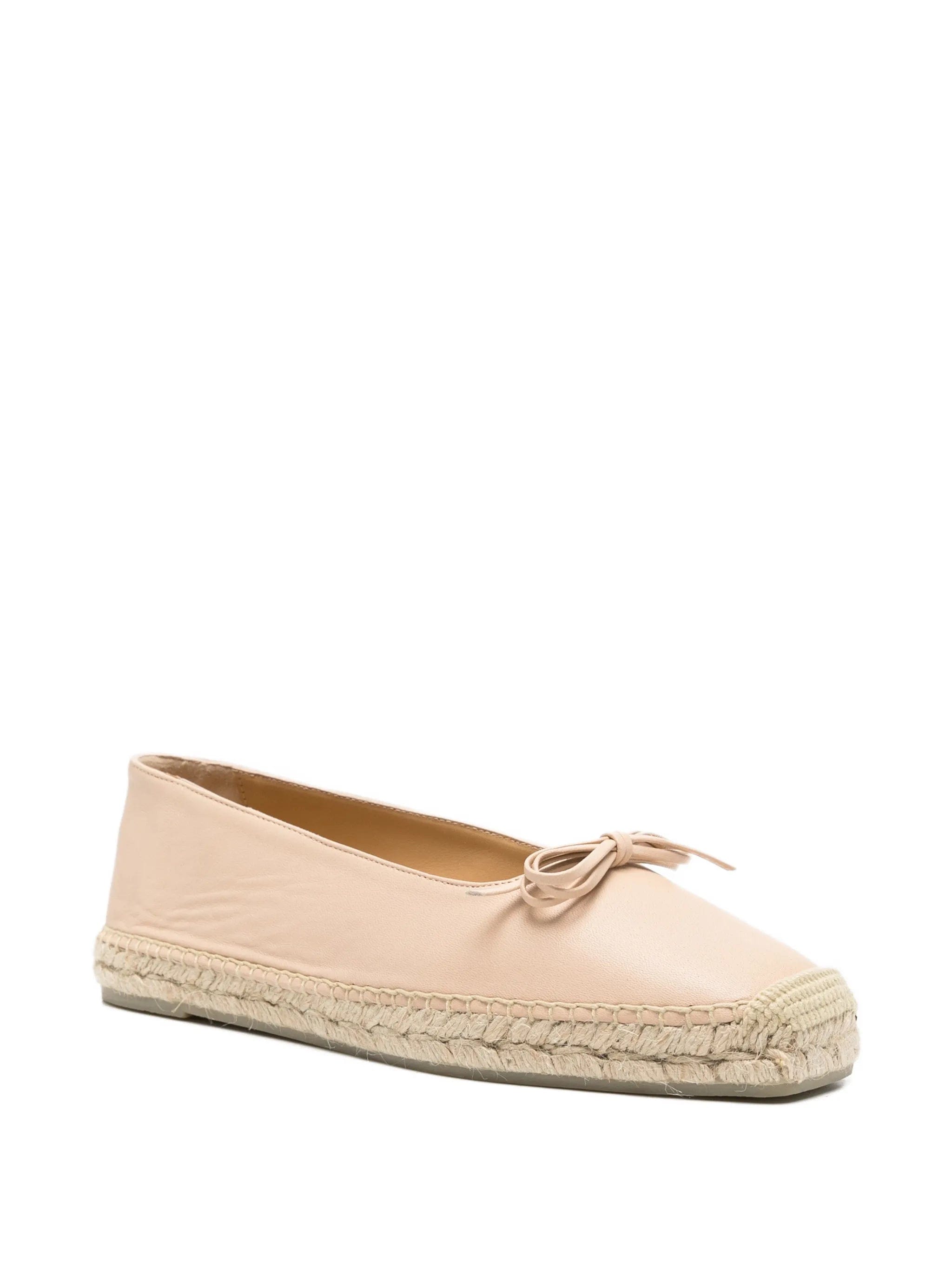 Castañer Pax bow leather espadrilles