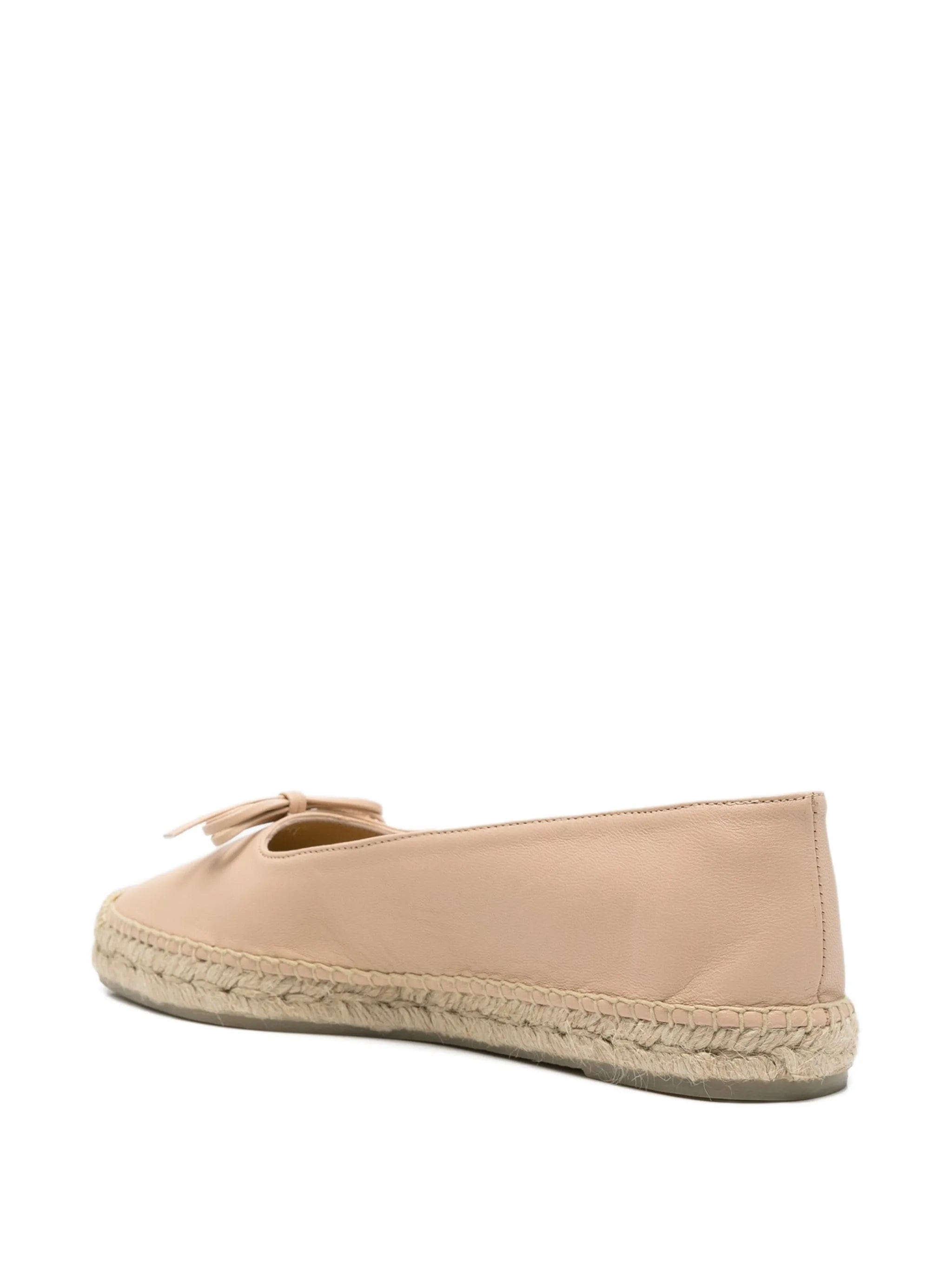 Castañer Pax bow leather espadrilles