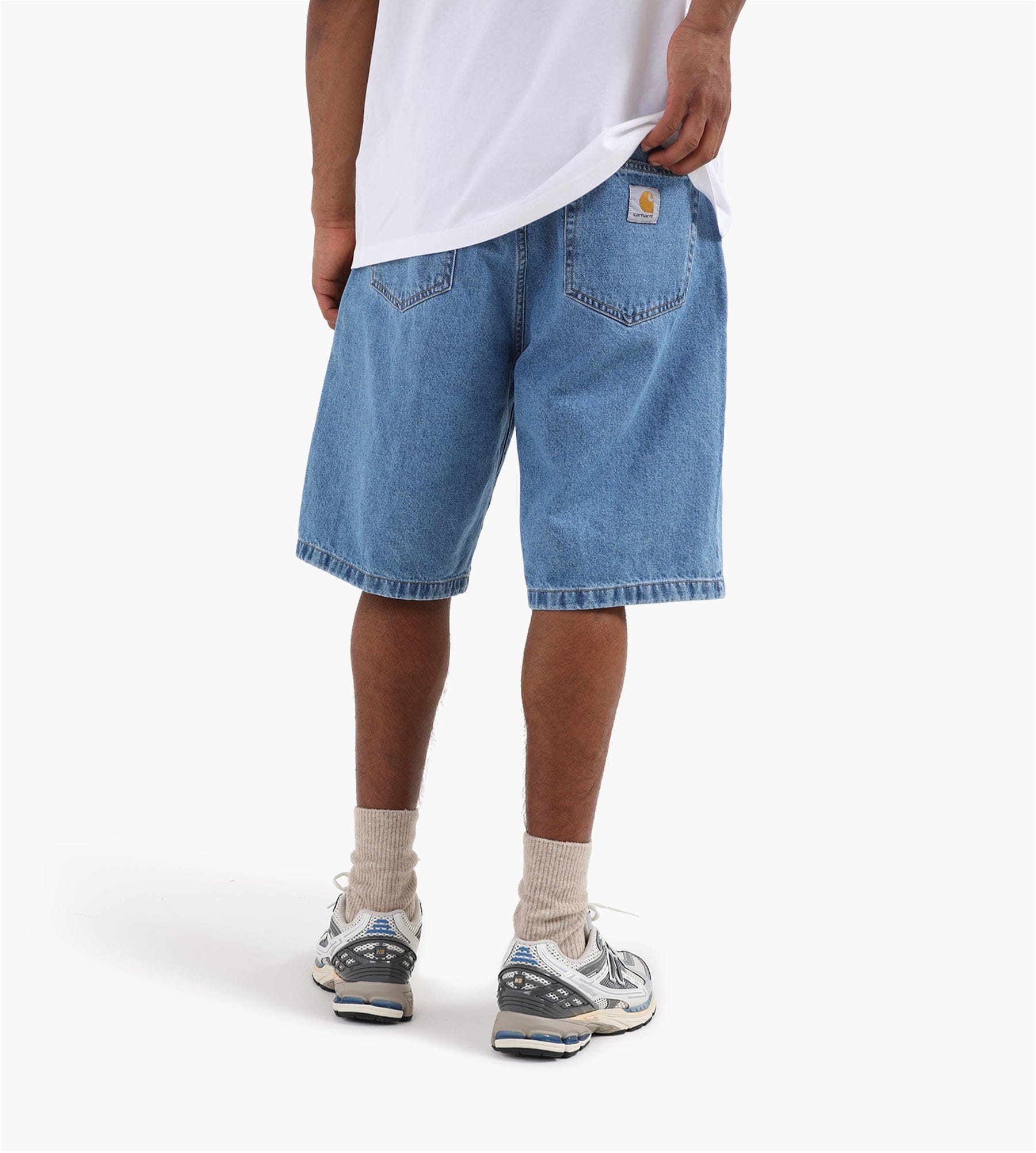 Carhartt WIP Landon Short Blue Heavy Stone Wash