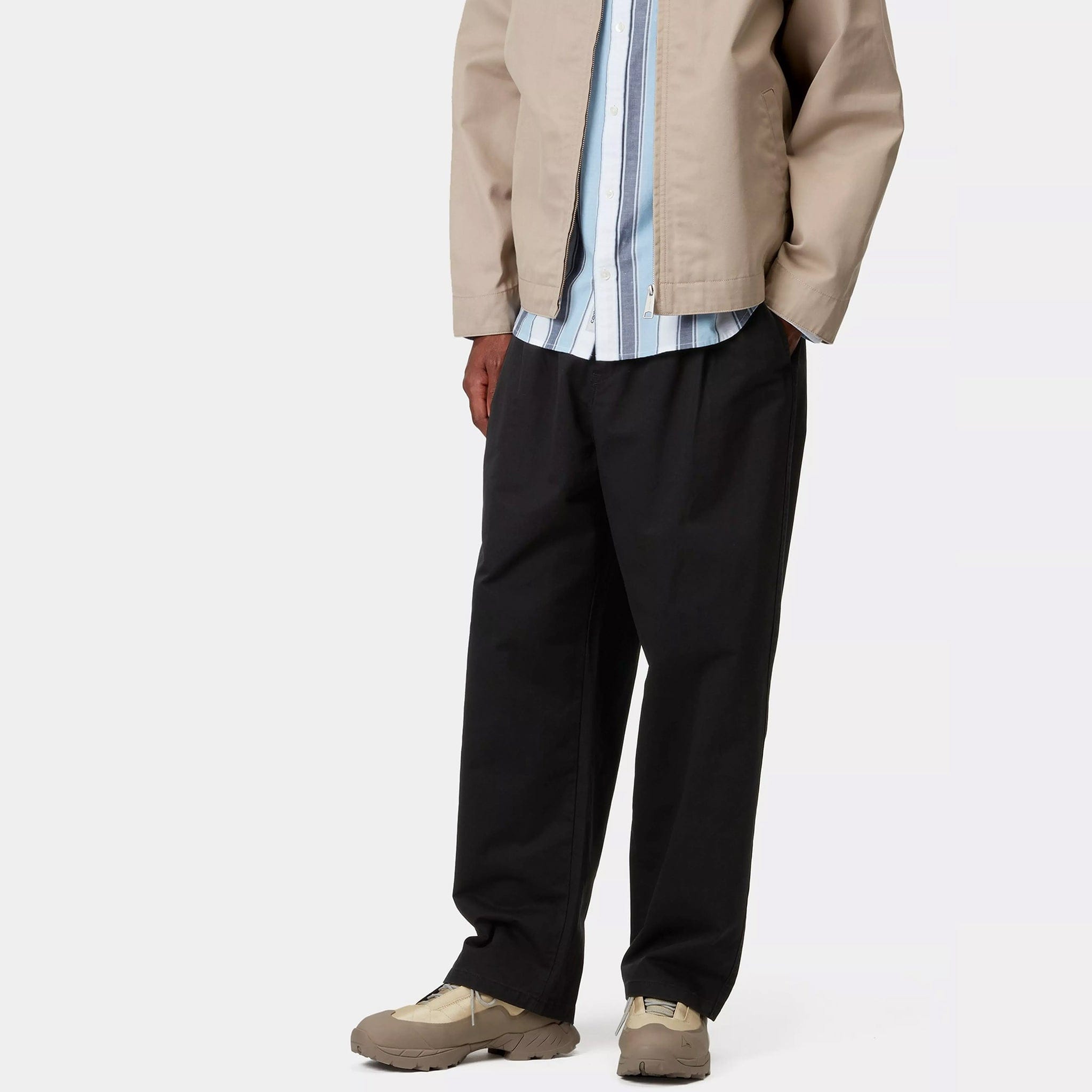 Carhartt WIP Marv Pant (Black Stone Washed)