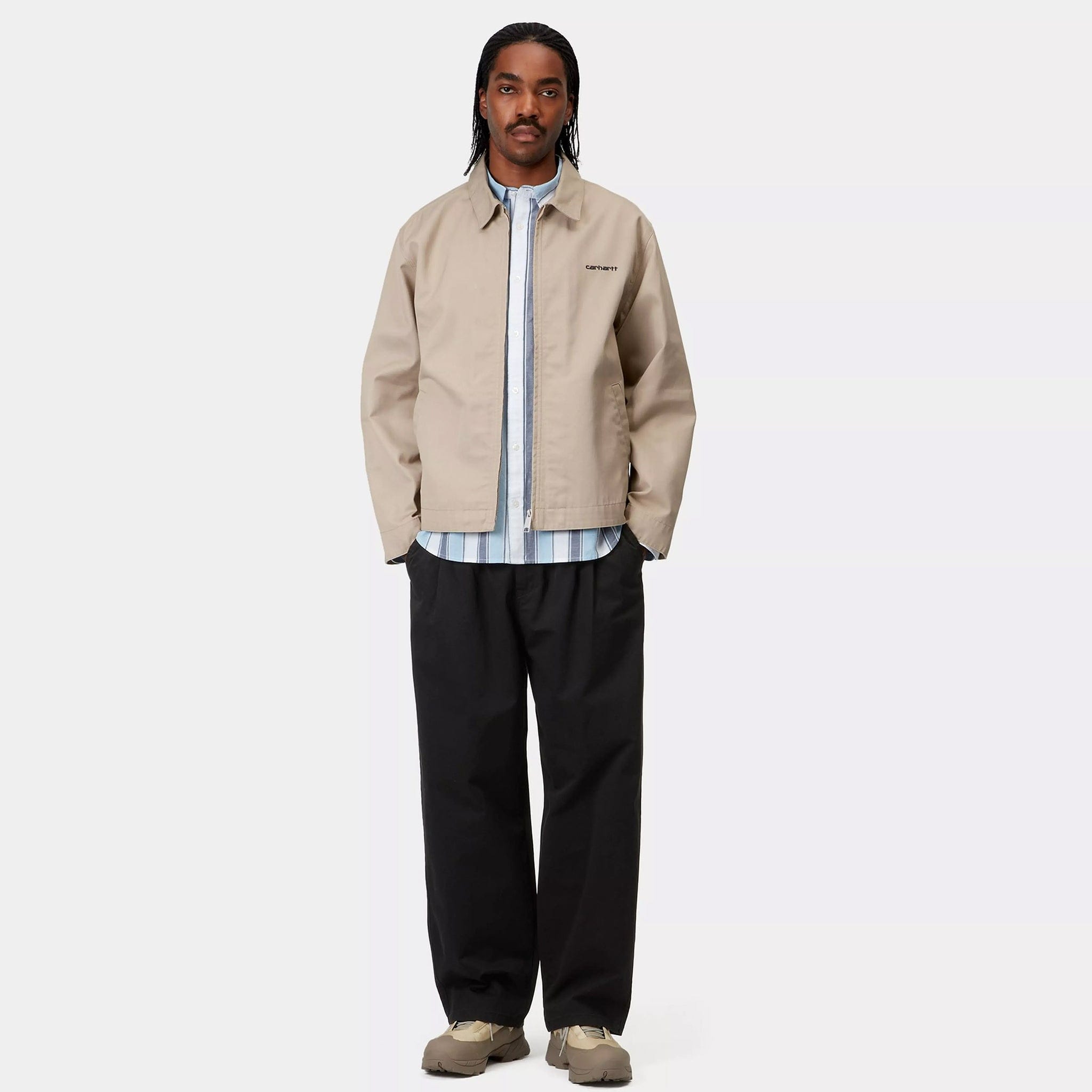 Carhartt WIP Marv Pant (Black Stone Washed)