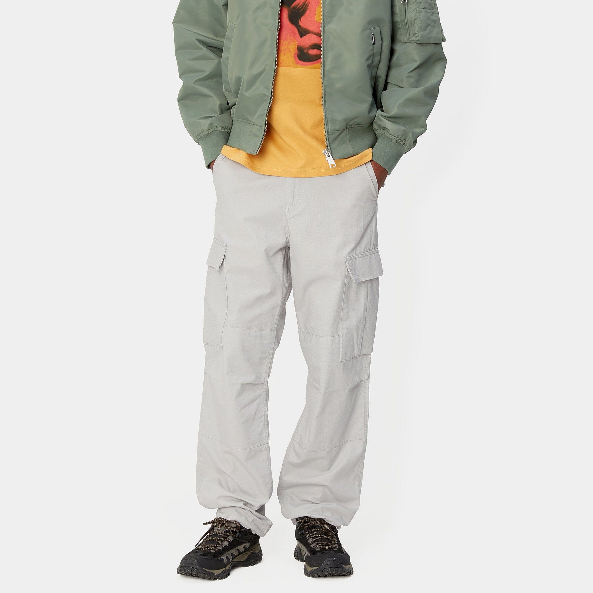 Carhartt WIP Regular Cargo Pant (SONIC SILVER RINSED)
