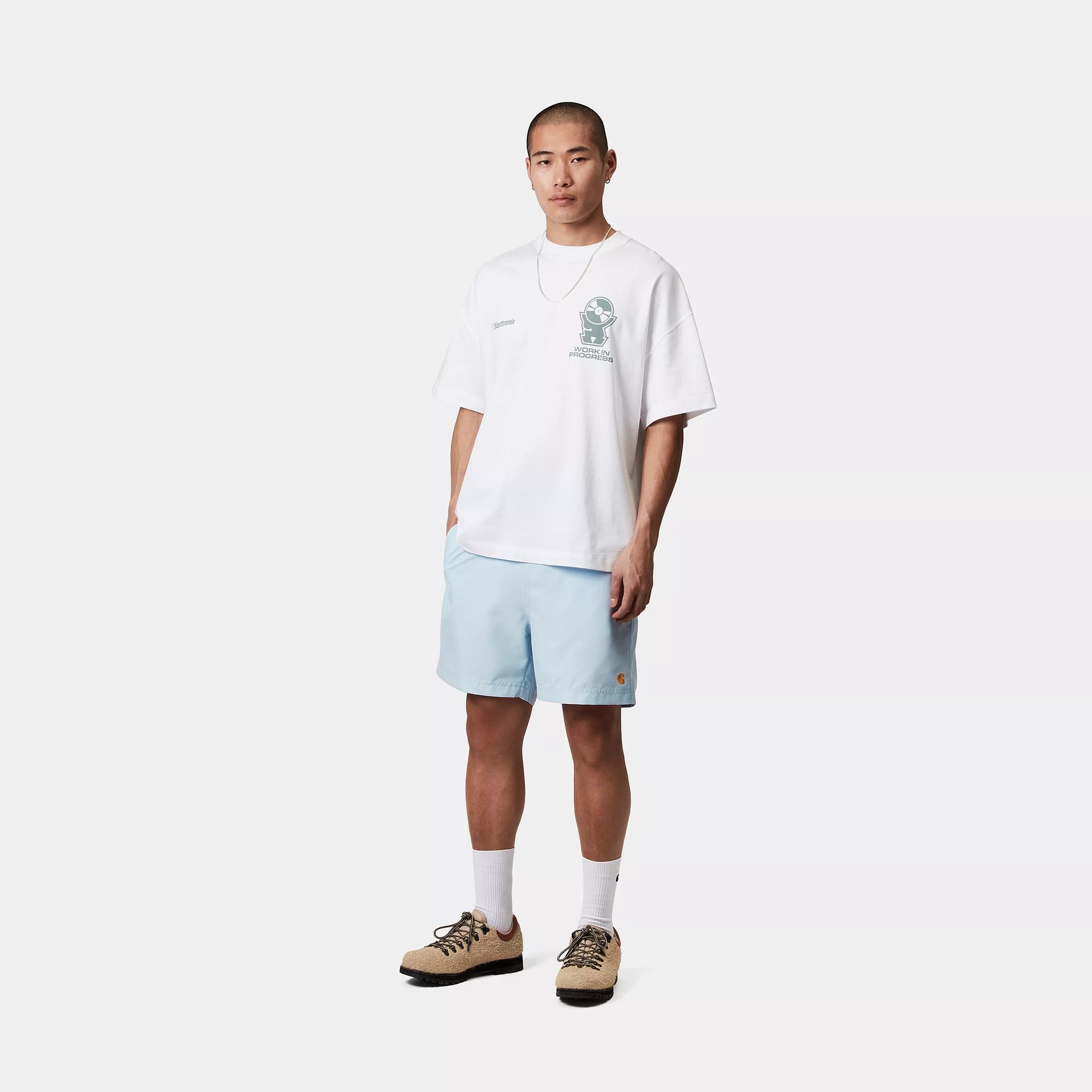 Carhartt WIP Chase Swim Trunks - Air Sky Blue