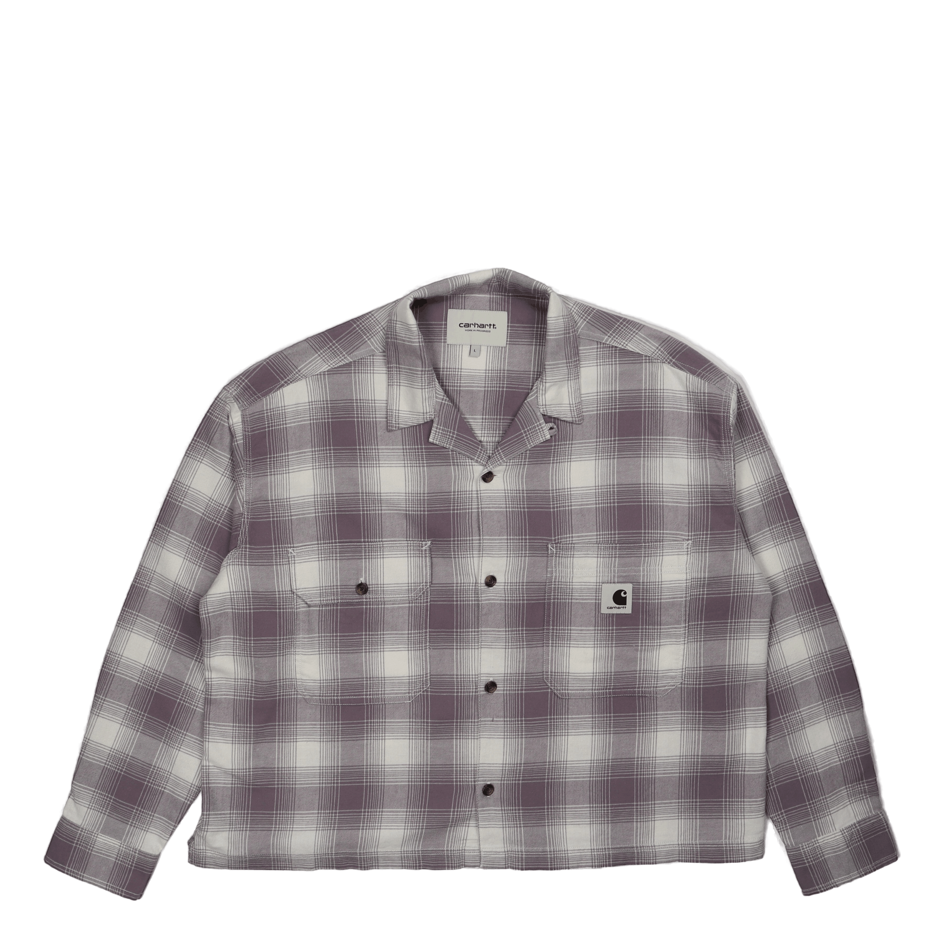 Carhartt WIP W' L/s Deaver Shirt Deaver Check, Misty Thistle