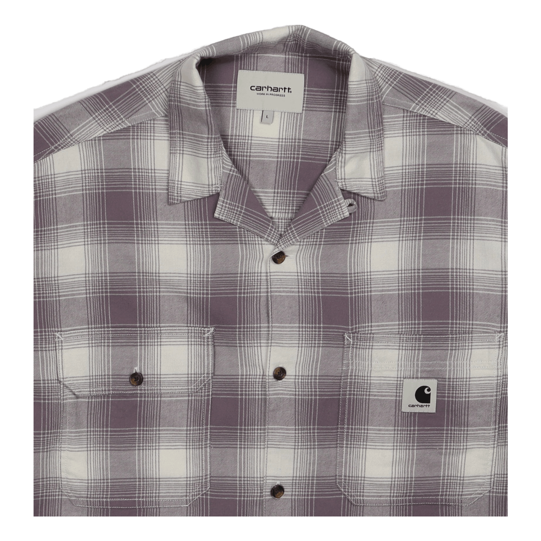 Carhartt WIP W' L/s Deaver Shirt Deaver Check, Misty Thistle