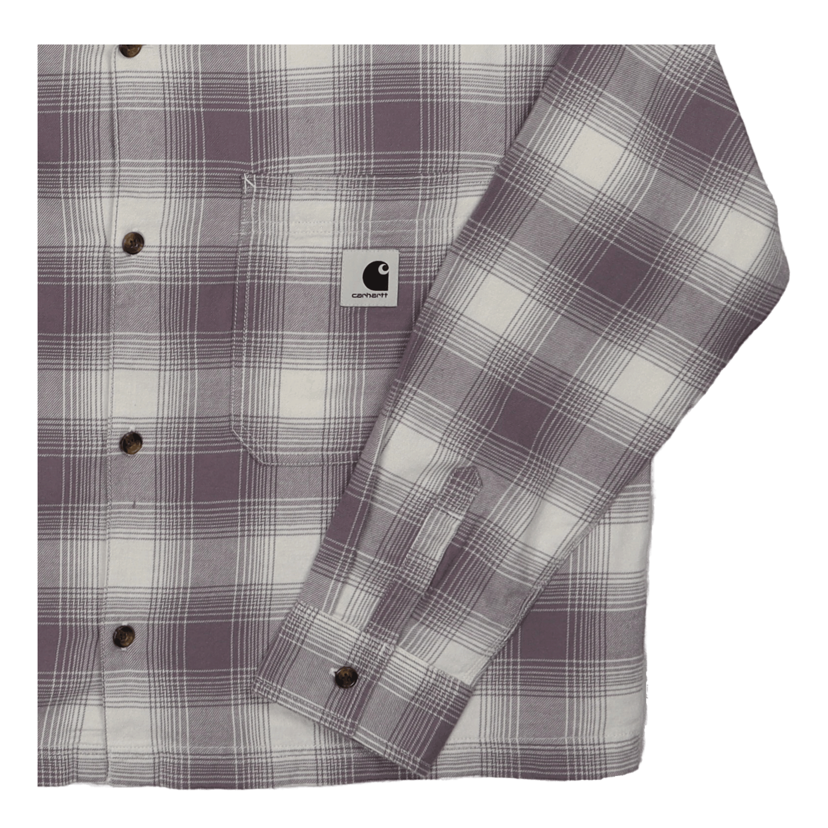 Carhartt WIP W' L/s Deaver Shirt Deaver Check, Misty Thistle