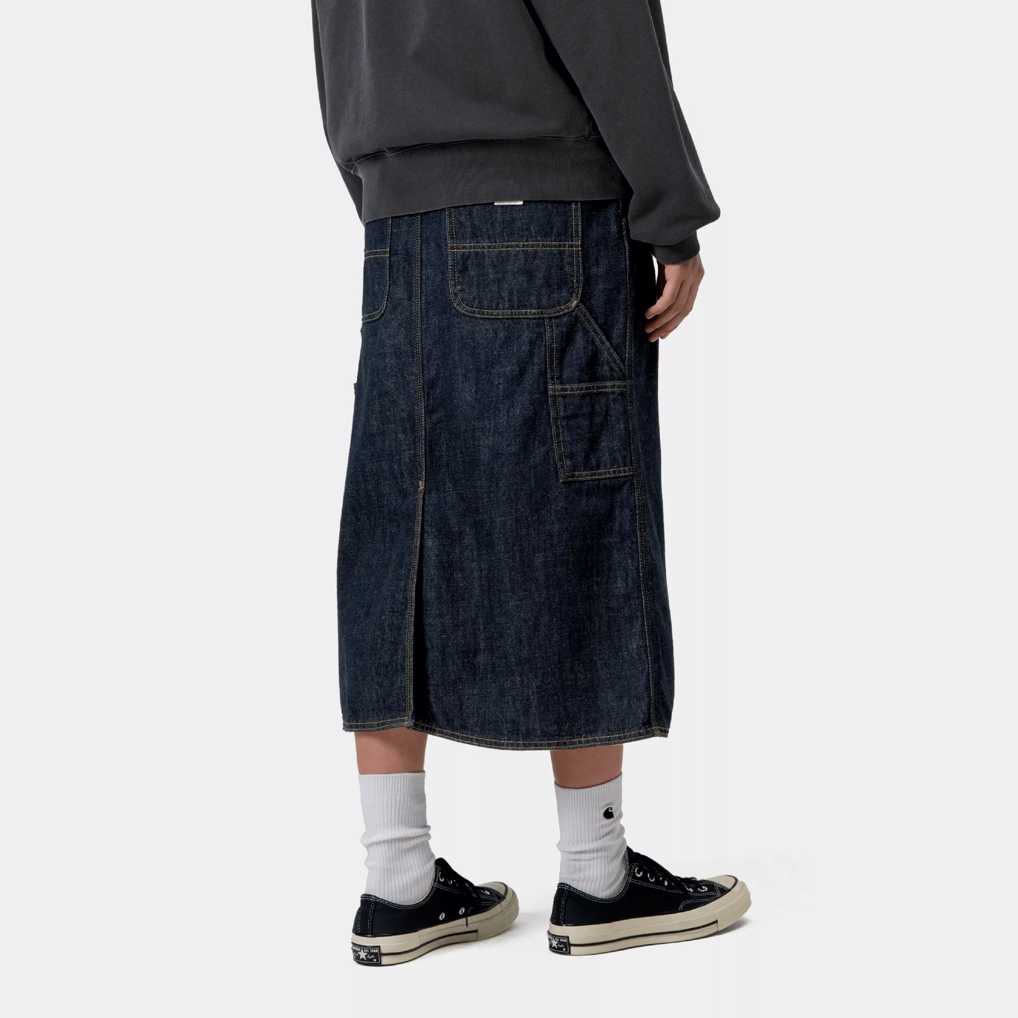 Carhartt WIP W' SINGLE KNEE SKIRT (BLUE RINSED)