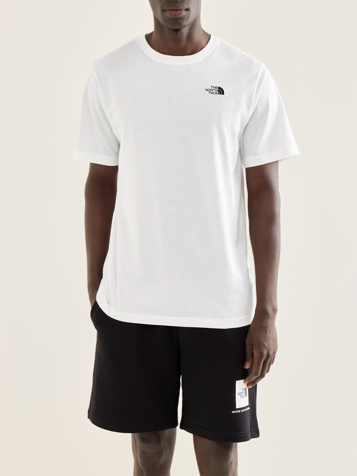 The North Face Evolution Simple Dome Regular Short Sl Tnf White