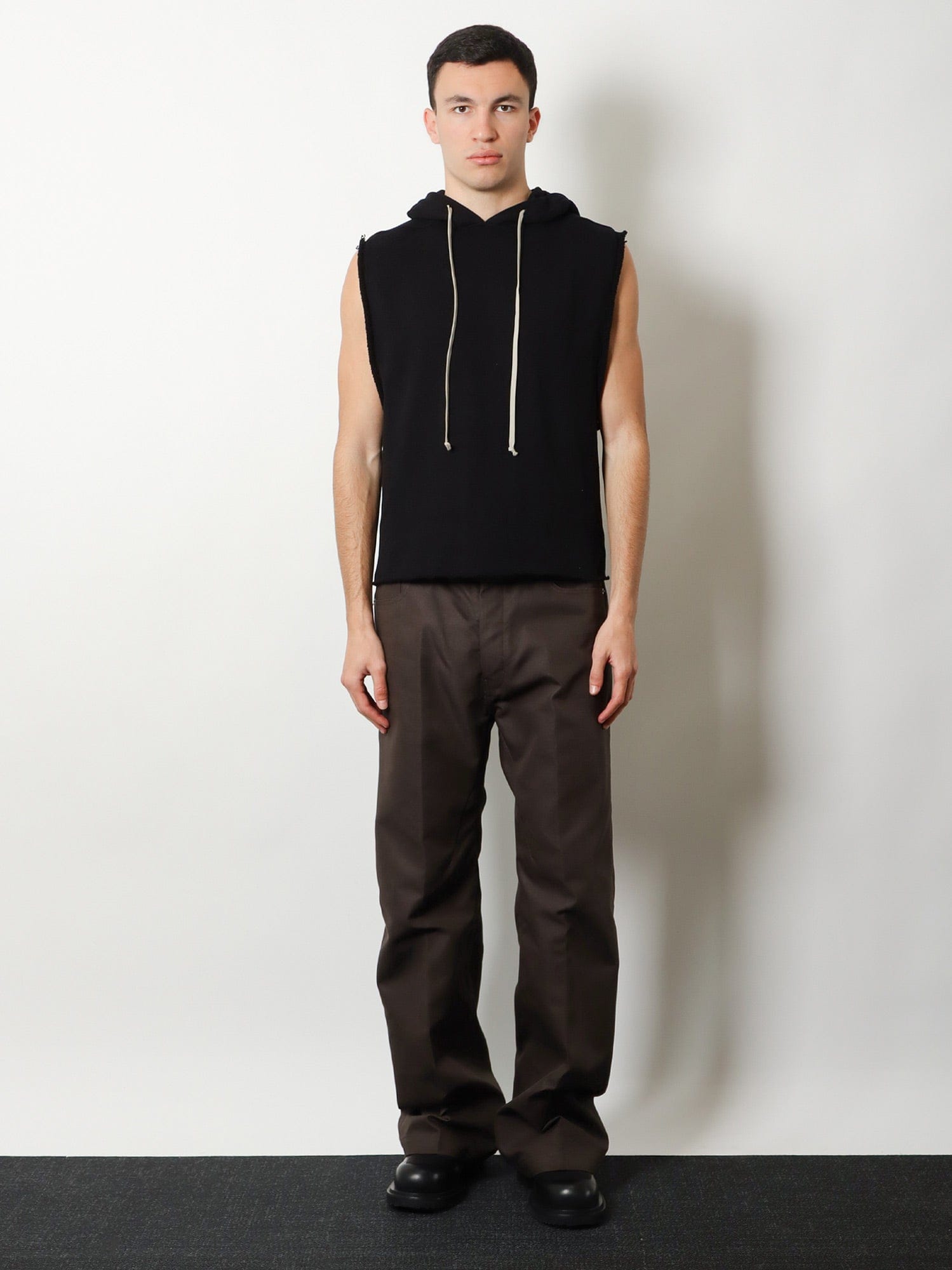 RICK OWENS Geth recycled material trousers