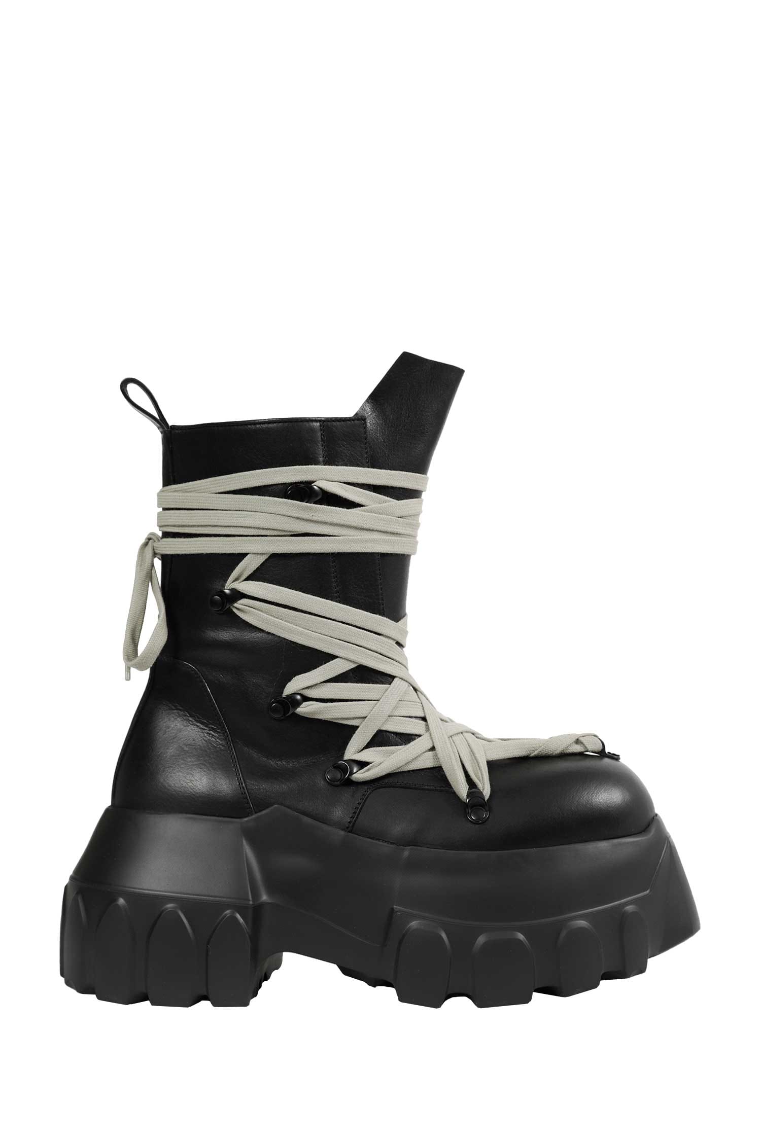 RICK OWENS Tower Megalace Tractor Boots