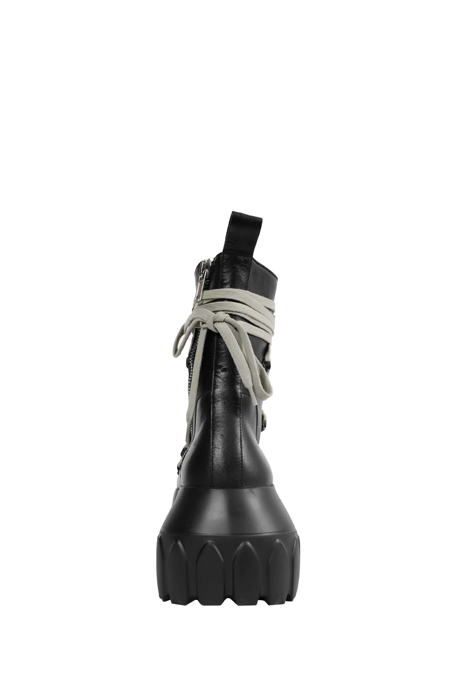 RICK OWENS Tower Megalace Tractor Boots