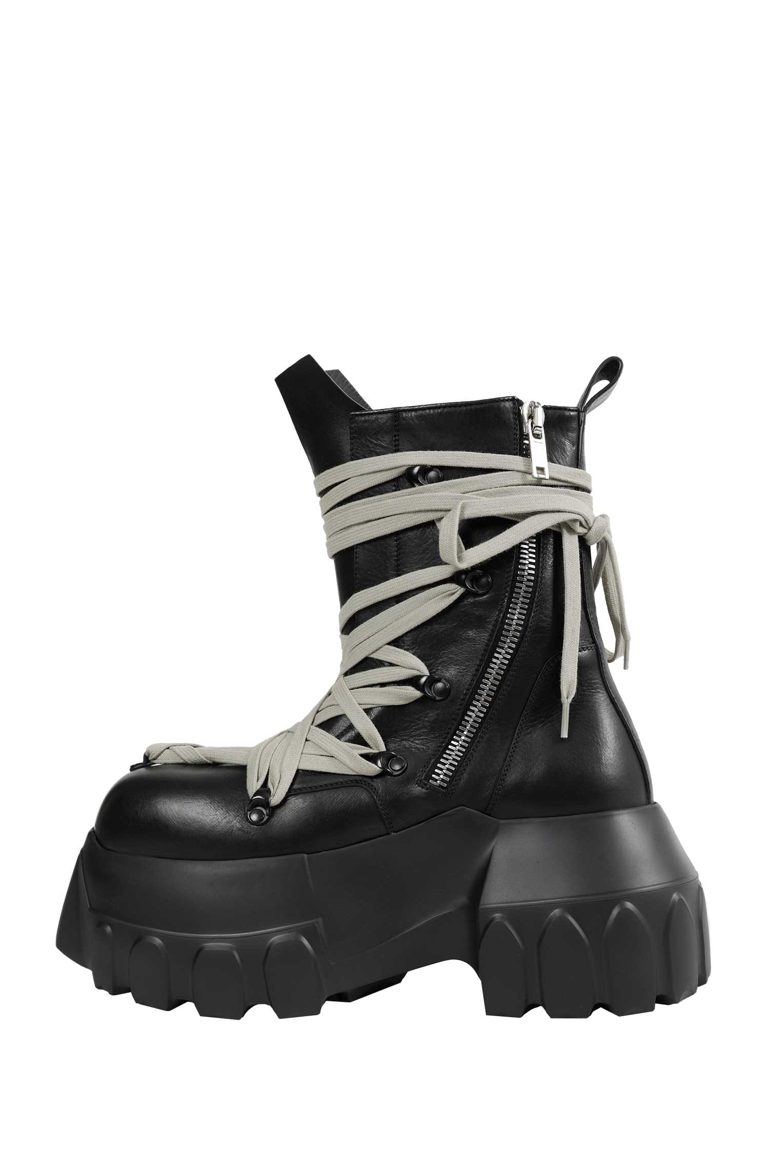 RICK OWENS Tower Megalace Tractor Boots