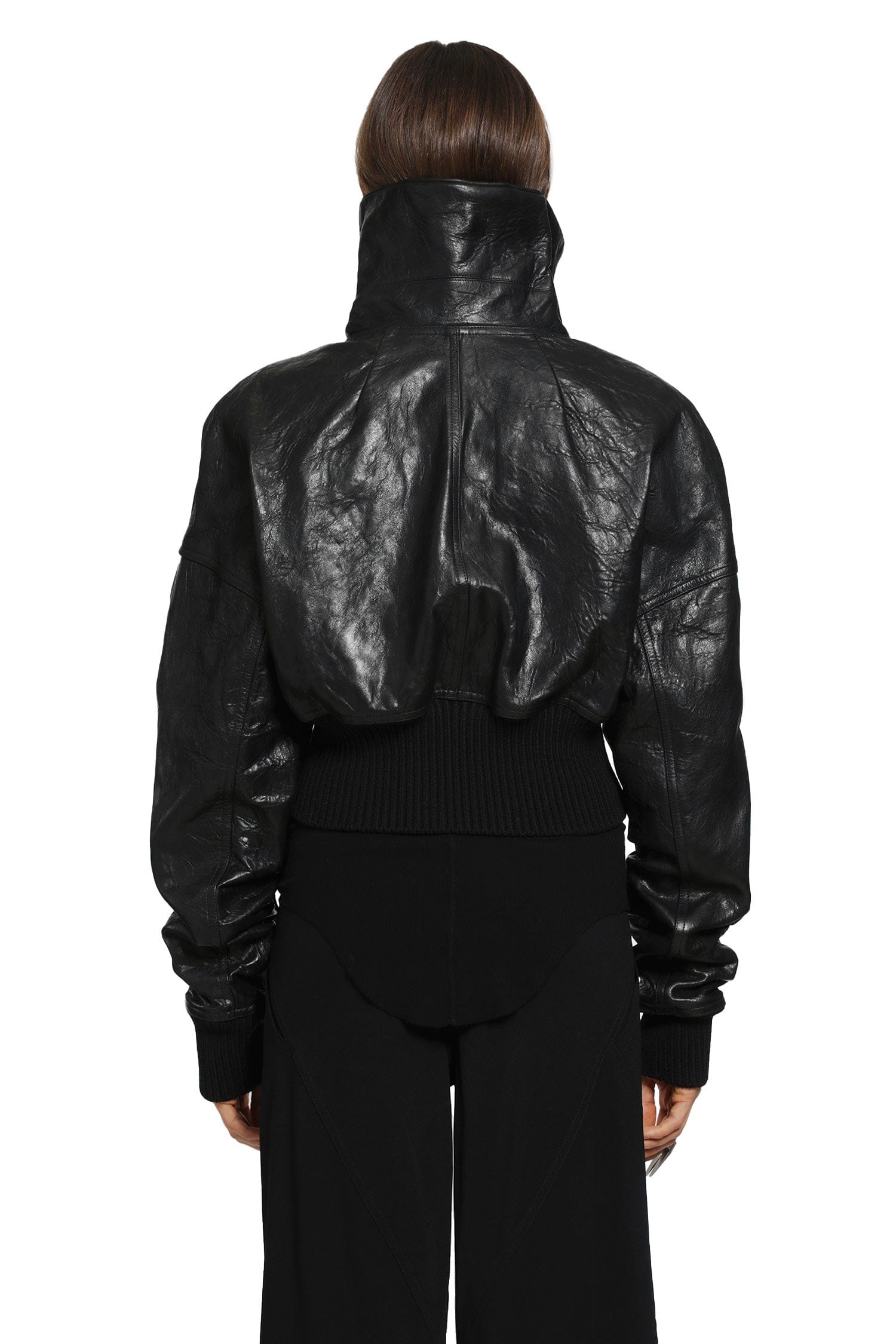 RICK OWENS Tower Dracuflight Cropped Bomber