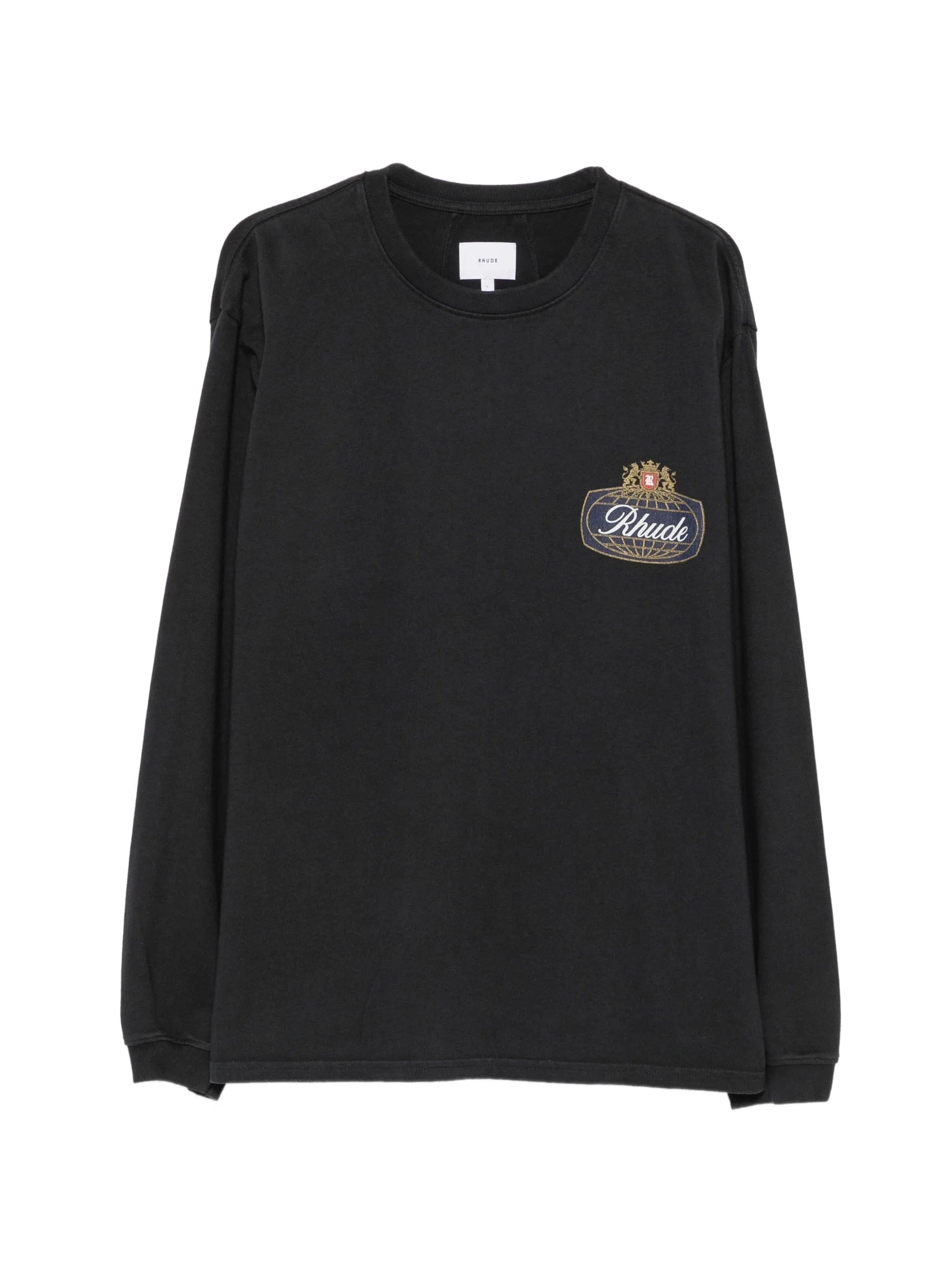 RHUDE logo - print long - sleeve T - shirt