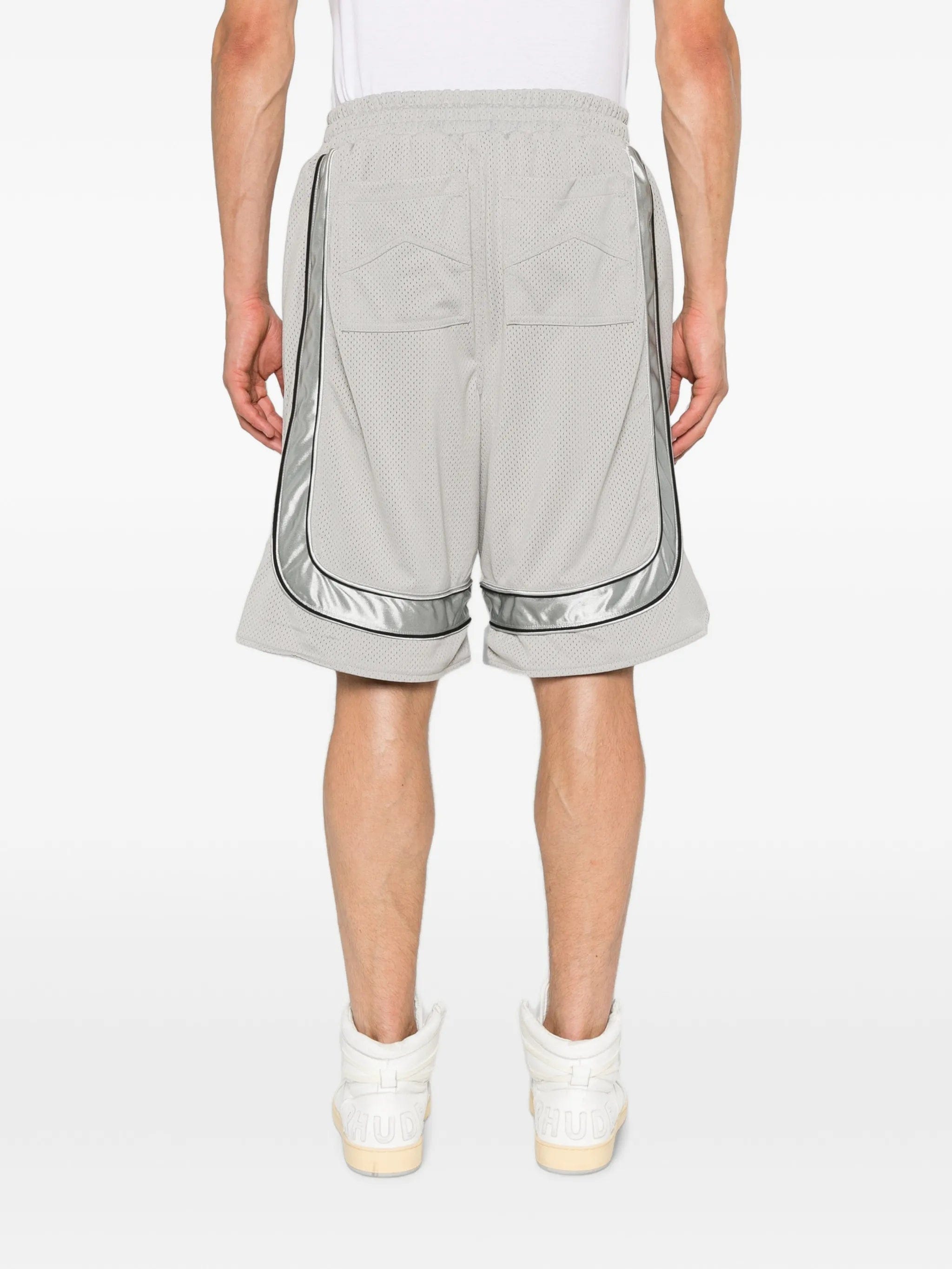 RHUDE logo - print shorts