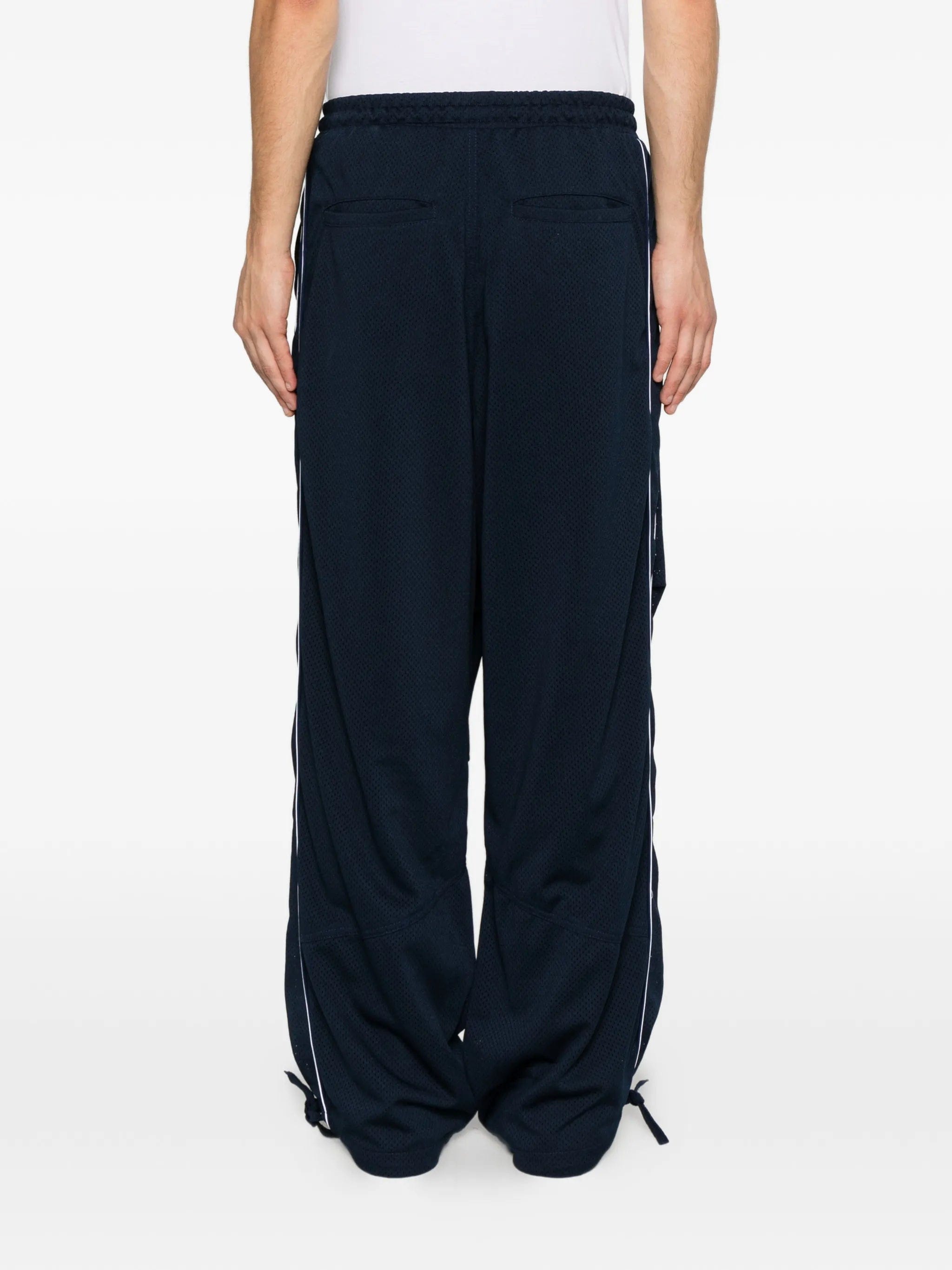 RHUDE Parachute mesh - piping track pants