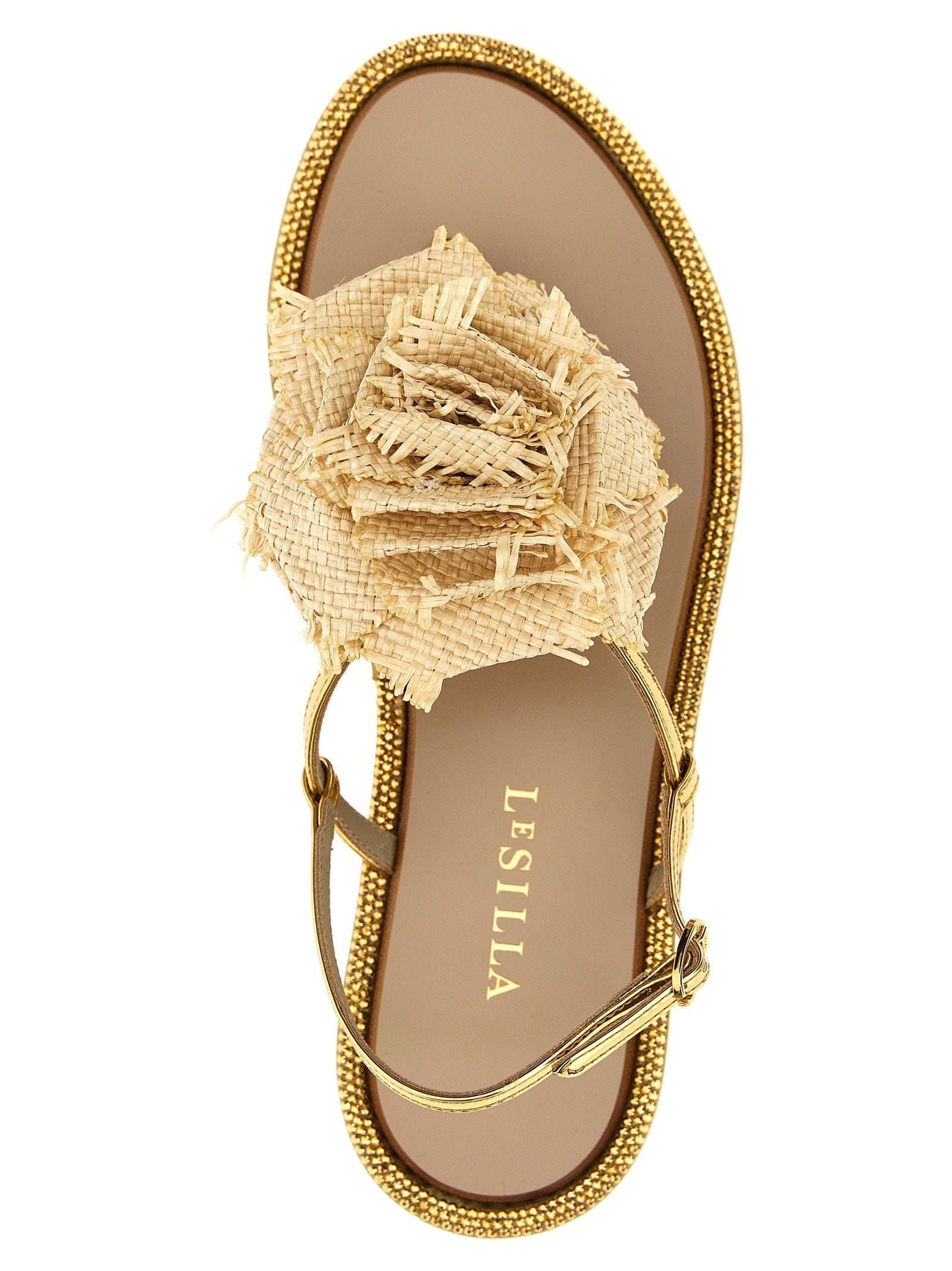 Le Silla Rose Sandal — Gold
