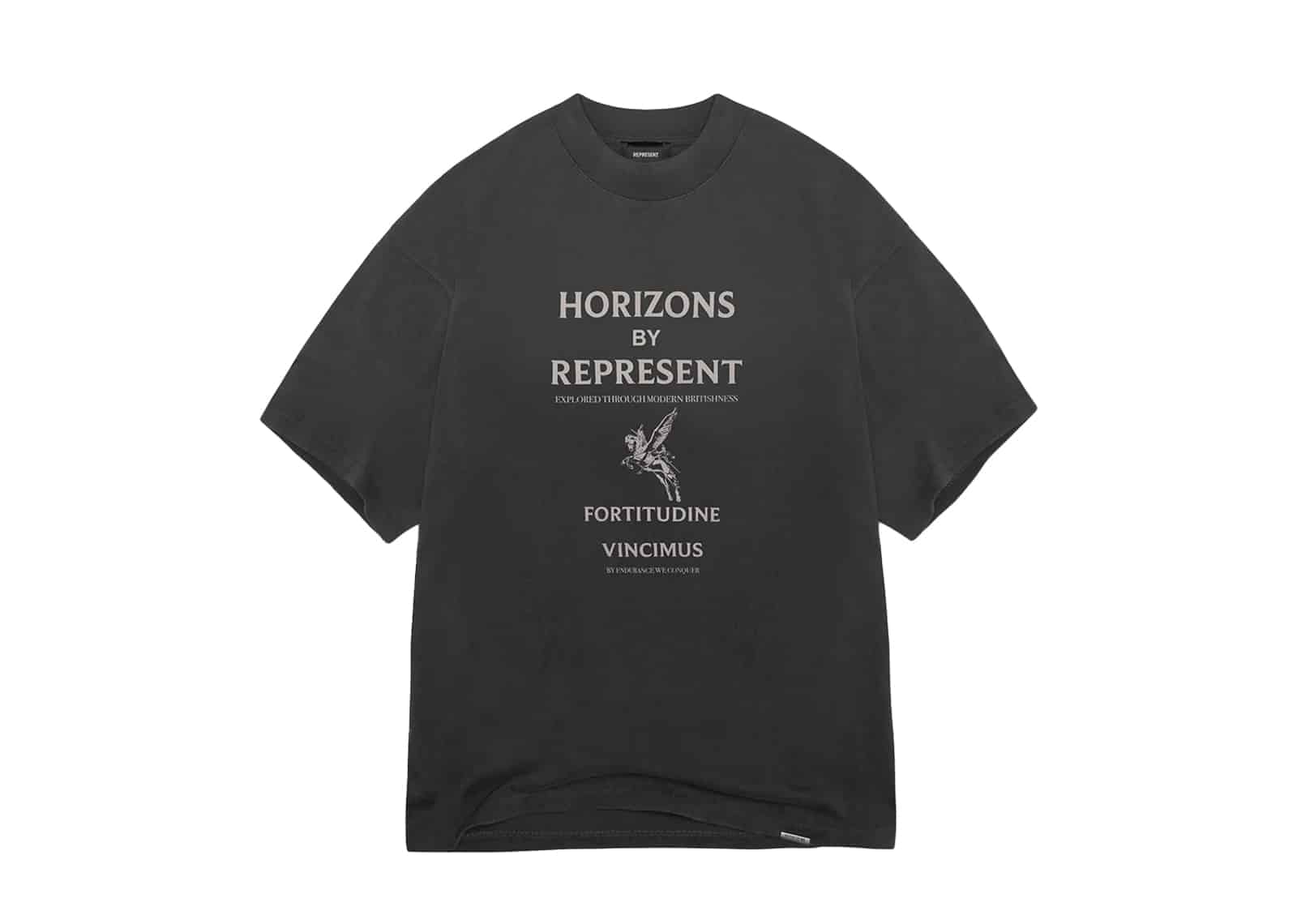 Represent Horizons T-Shirt Aged Black