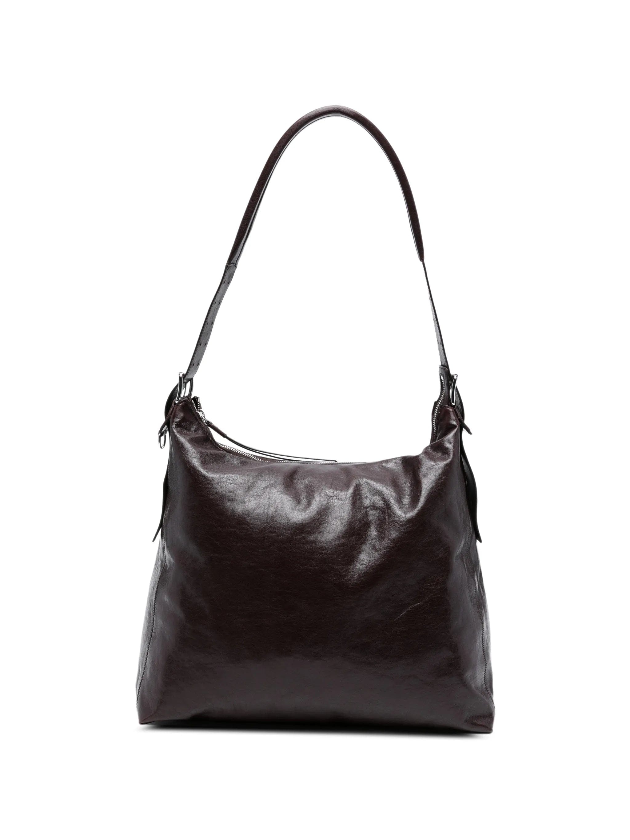 Lemaire belted shiny leather shoulder bag