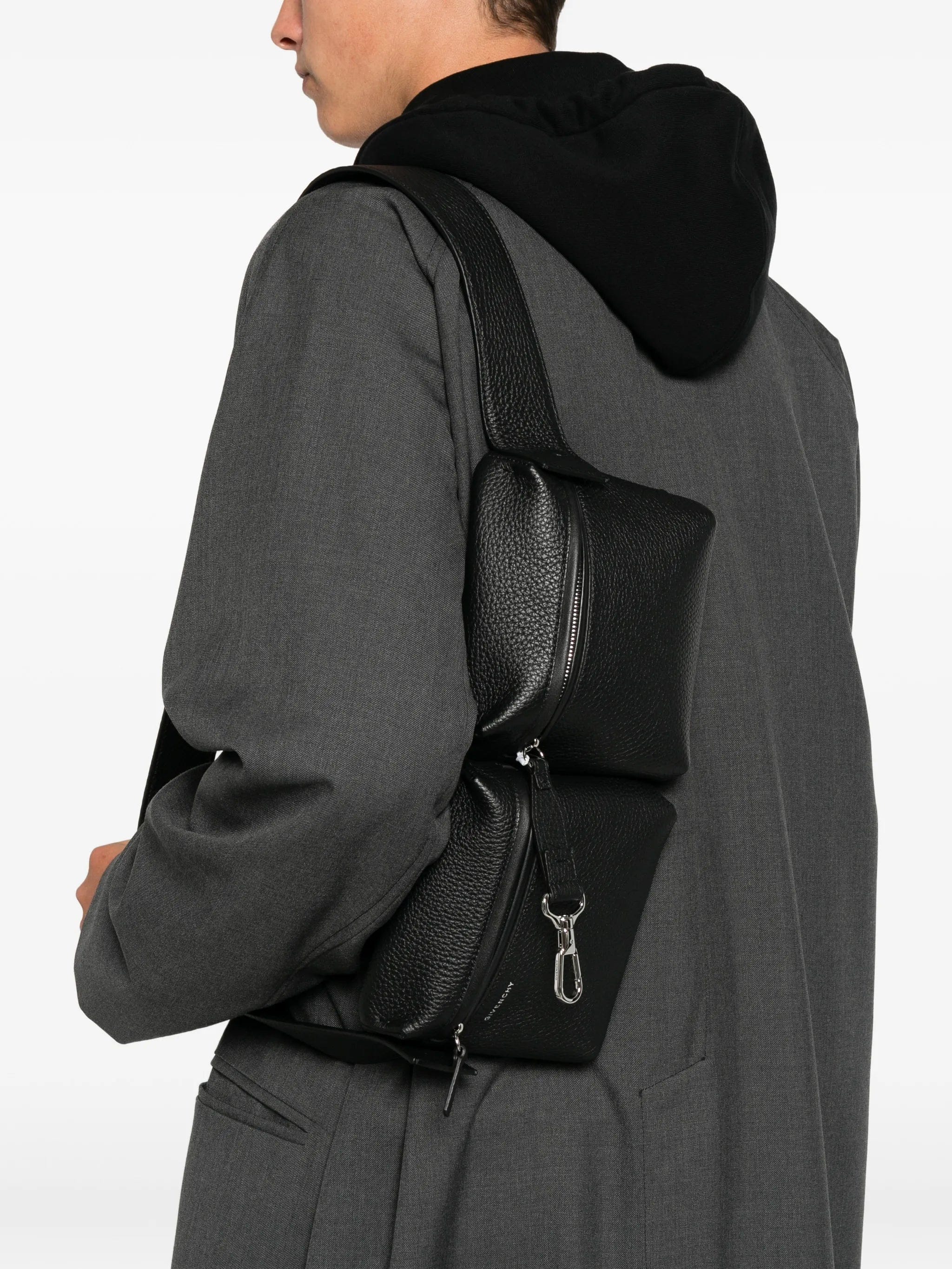 Givenchy multi - pocket leather belt bag