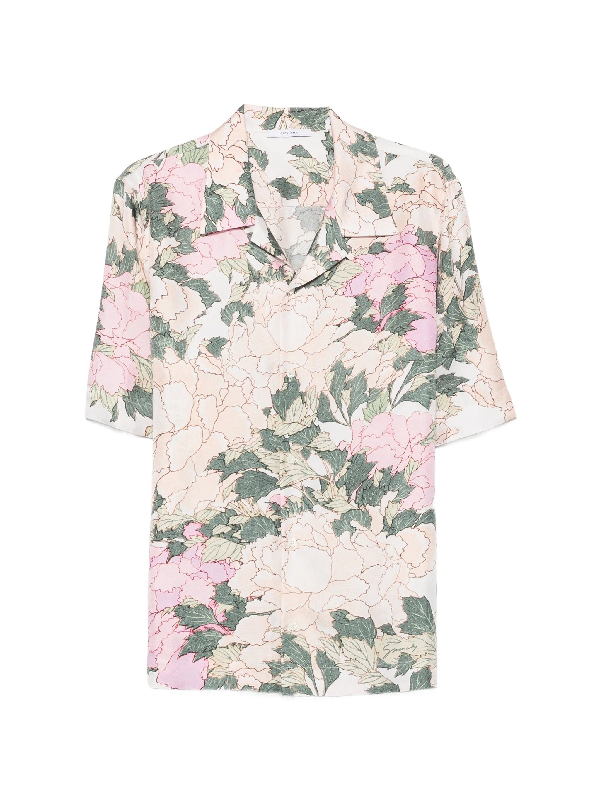 Givenchy floral - print short - sleeve shirt