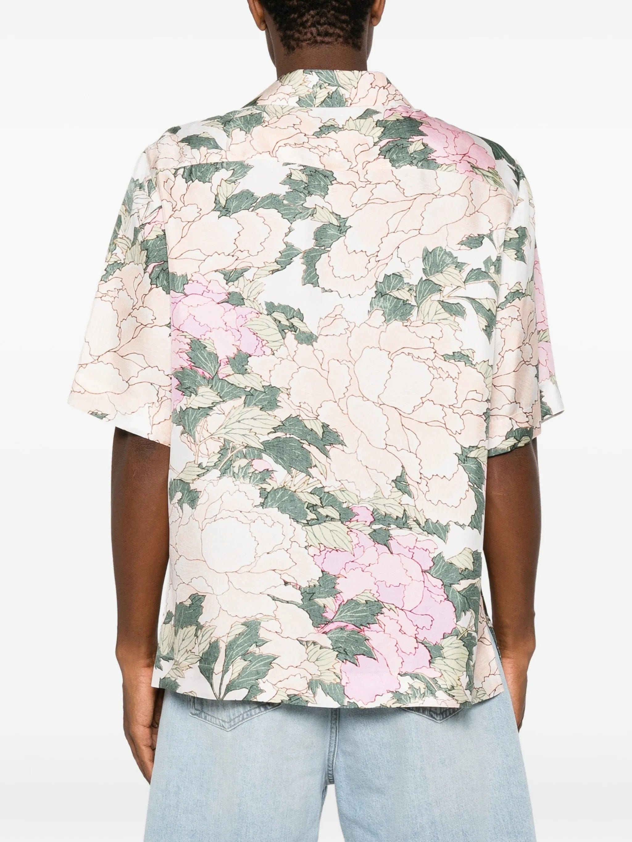 Givenchy floral - print short - sleeve shirt