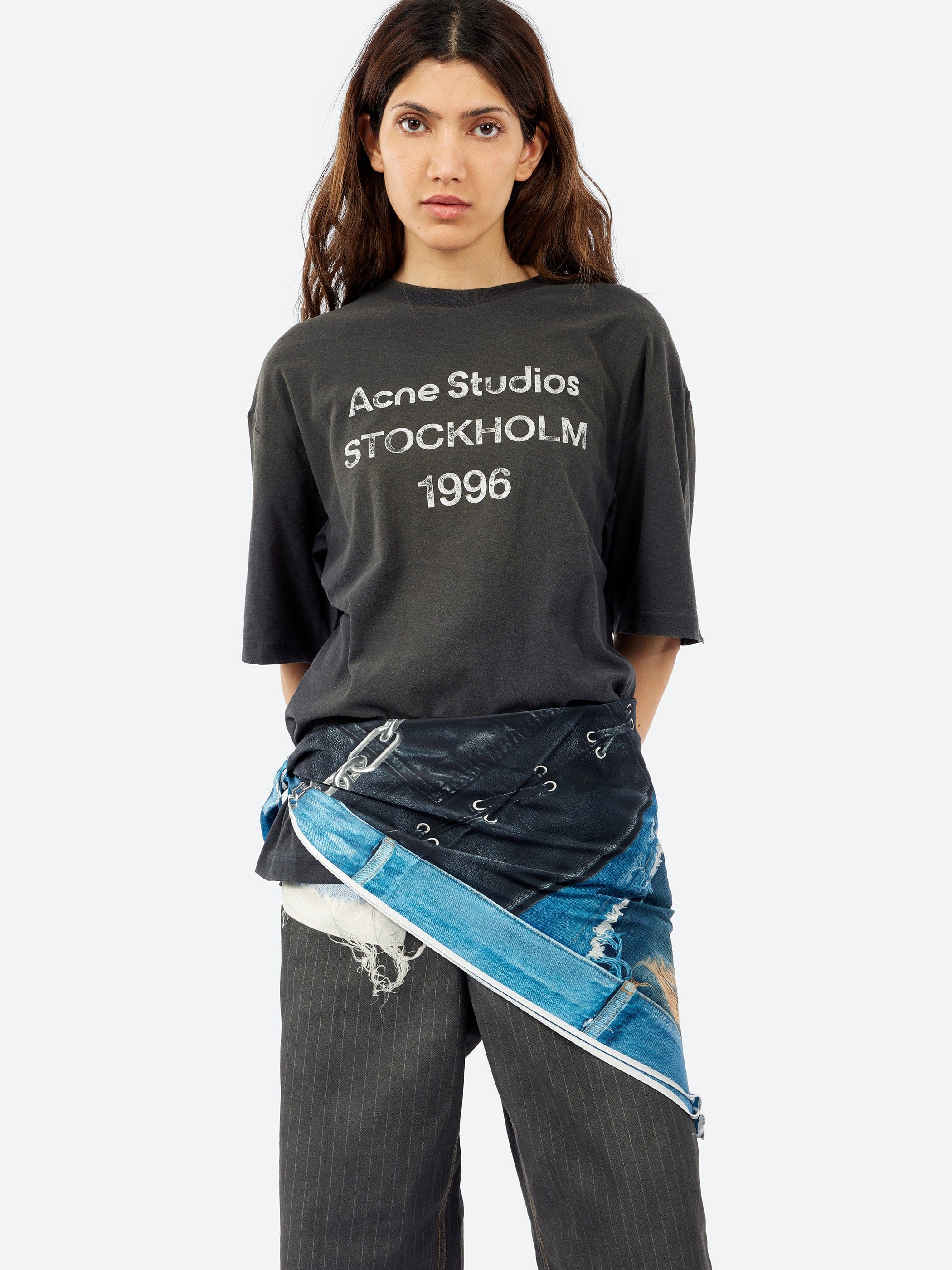Acne Studios Printed Silk Scarf
