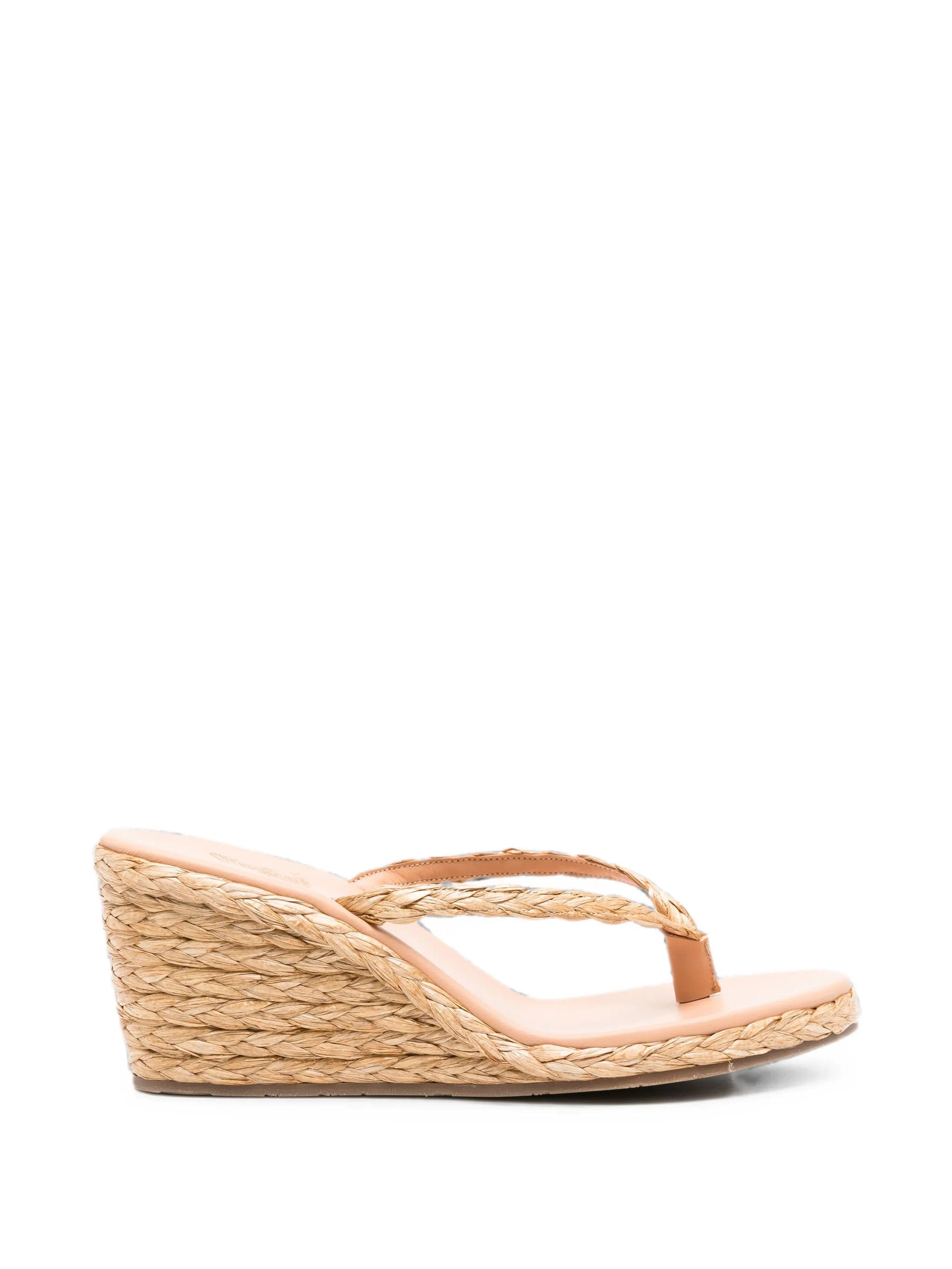 Ancient Greek Sandals Etheria braided wedge sandals