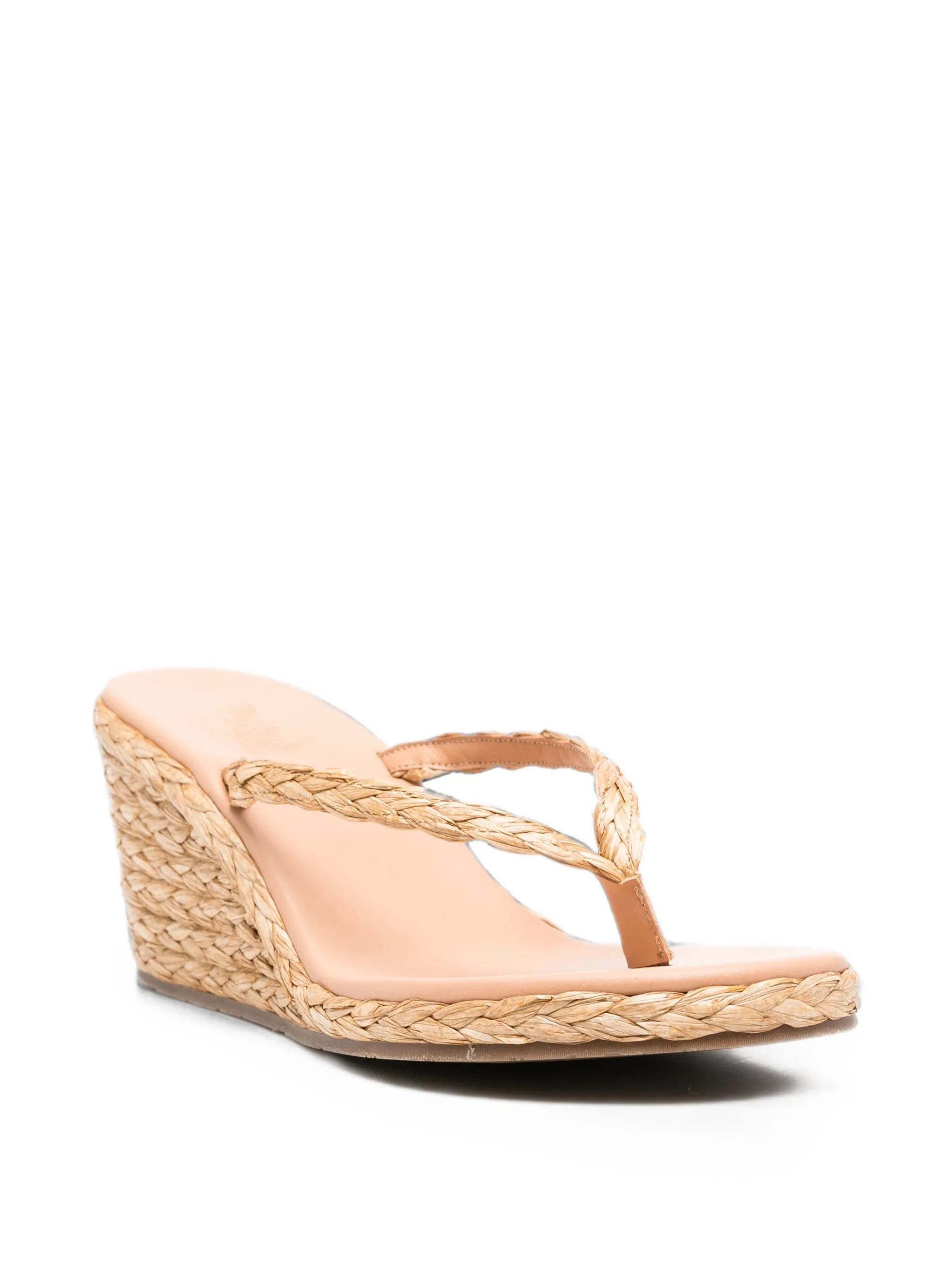 Ancient Greek Sandals Etheria braided wedge sandals