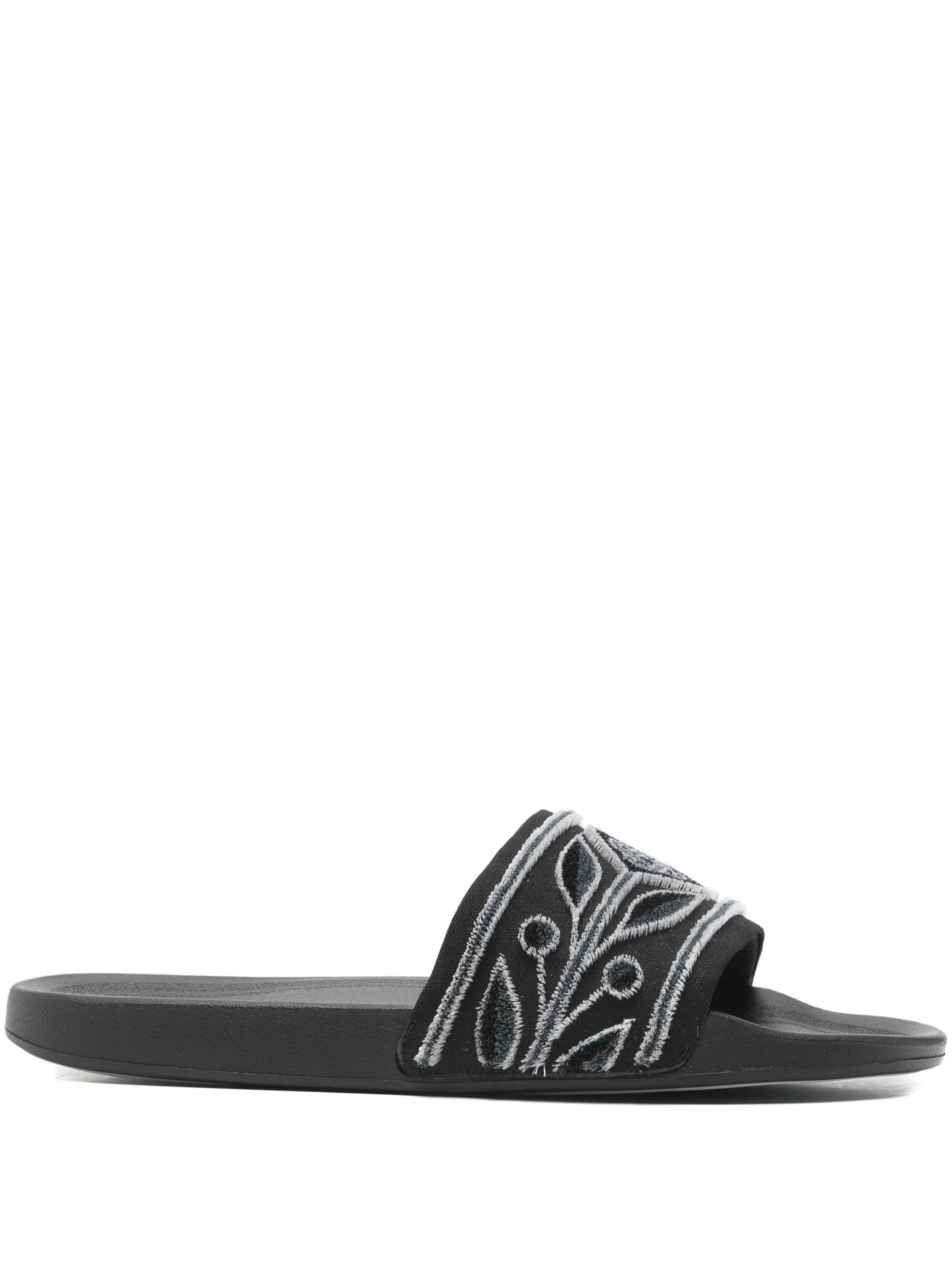 Casablanca embroidered slides