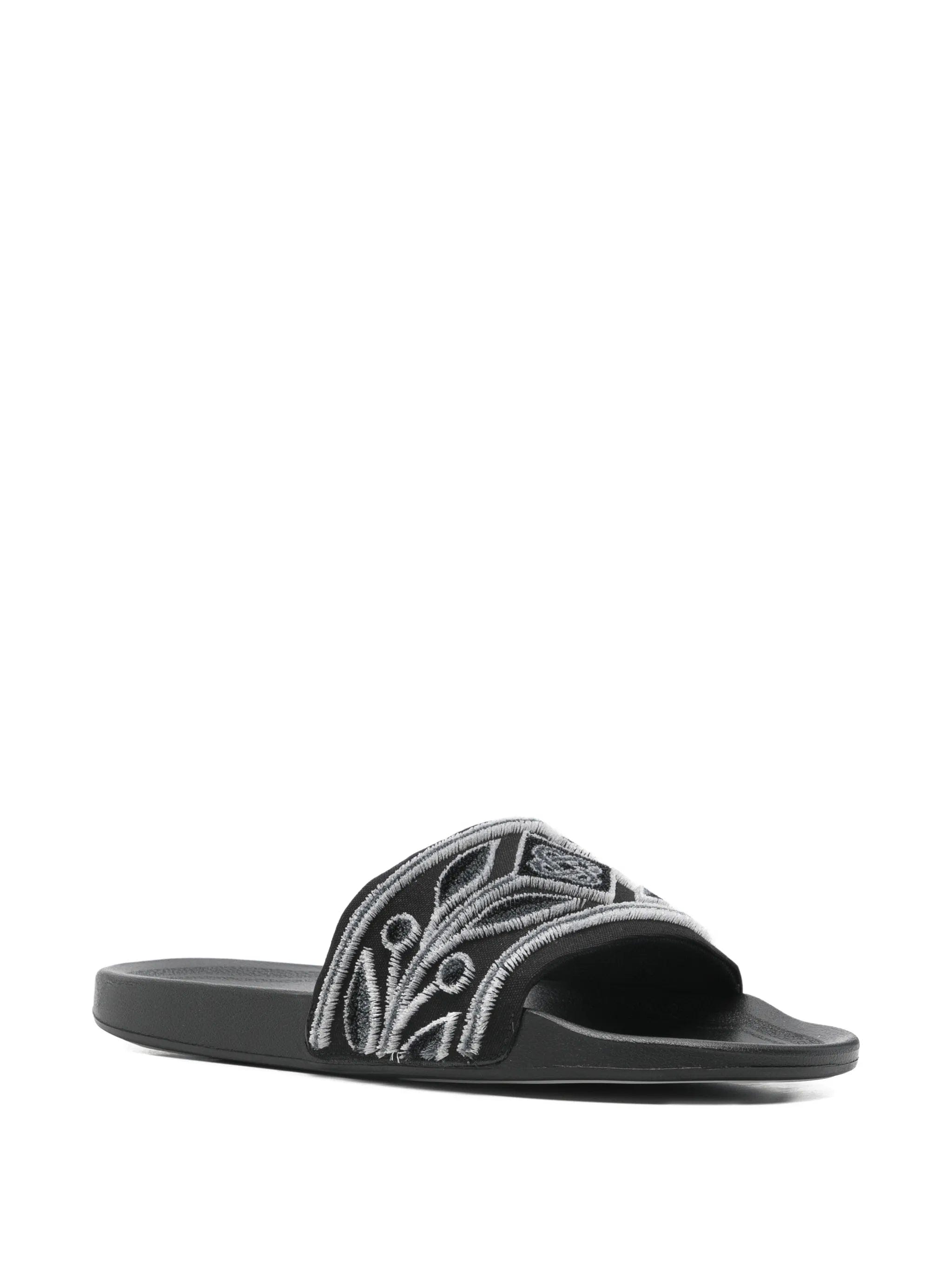 Casablanca embroidered slides