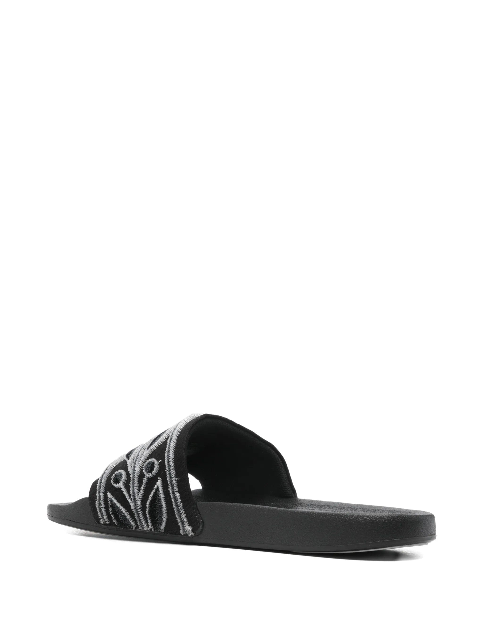 Casablanca embroidered slides