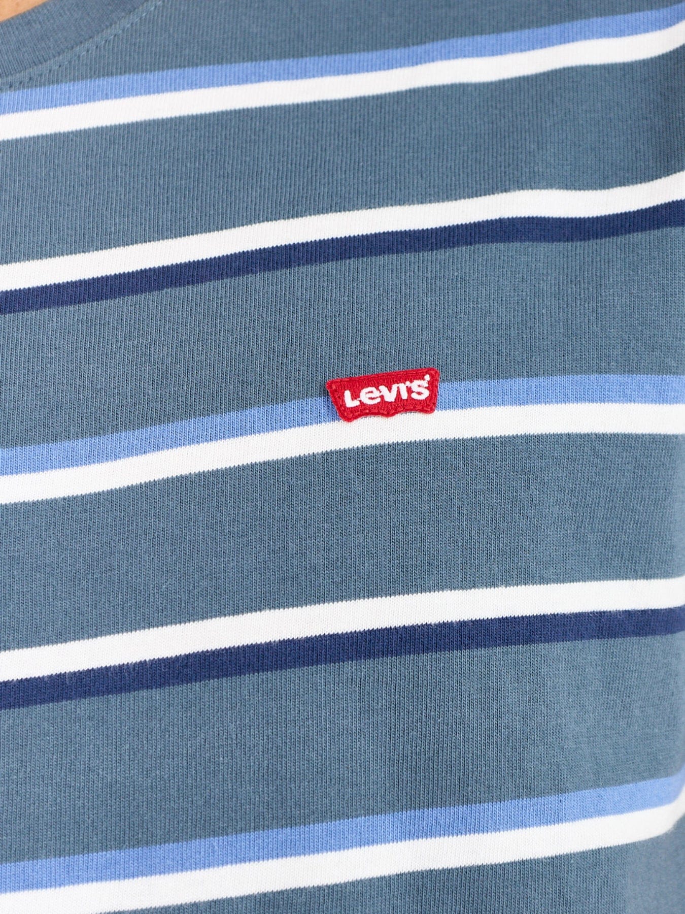 Levi's Original Stripe T - Shirt Blue