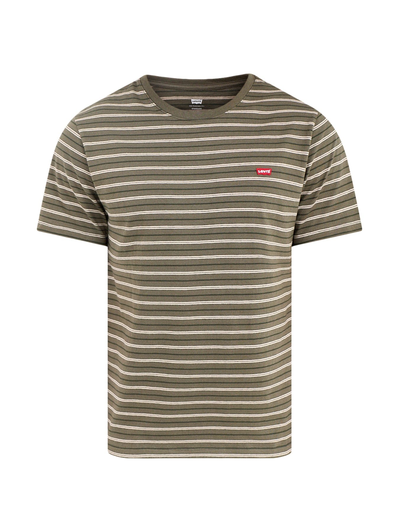 Levi's Original Stripe T - Shirt Olive