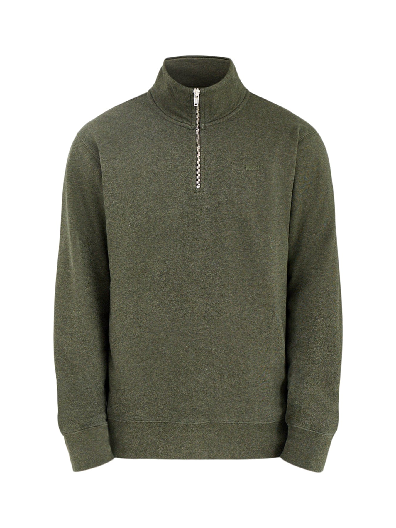 Levi's Original Quarter Zip Sweatshirt Green