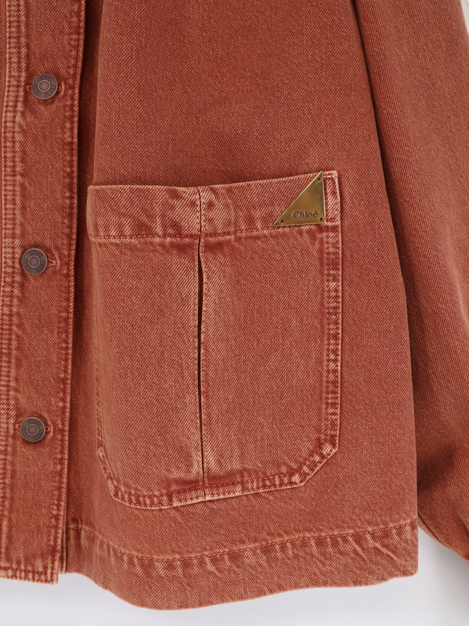 Chloe Orange denim jacket