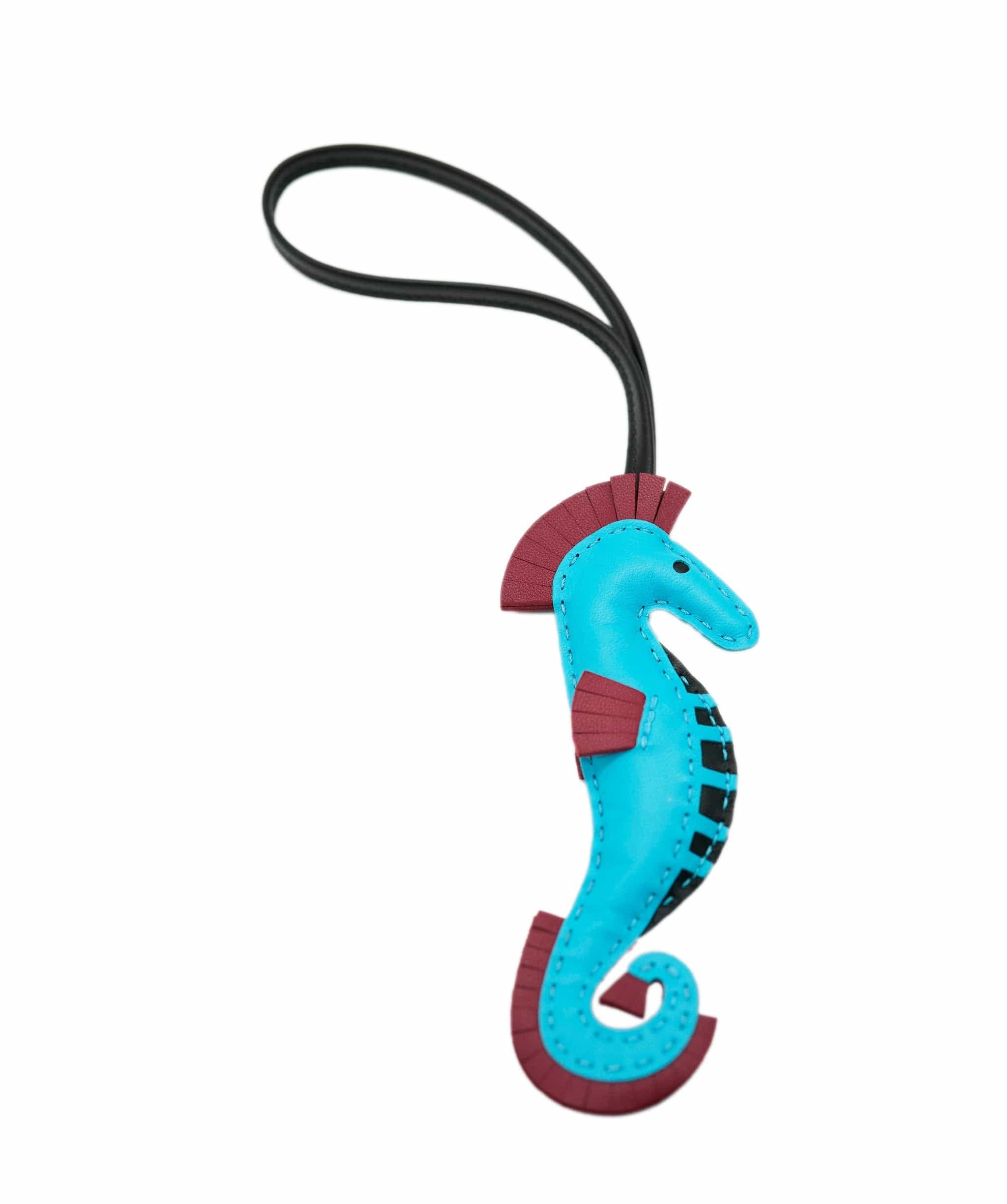 Hermès Seahorse Charm - Blue ALC2146