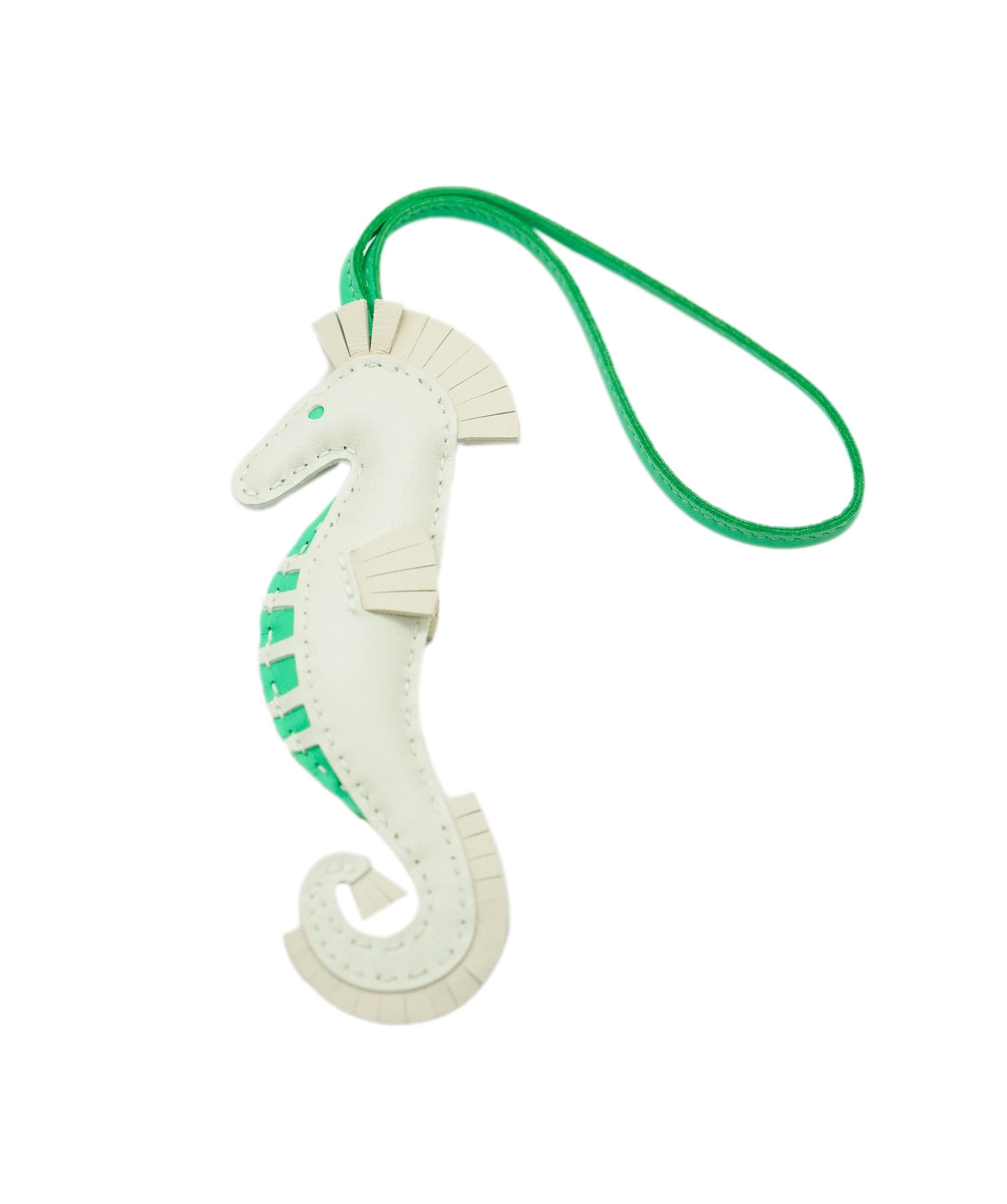 Hermès Seahorse Charm - Green ALC2139