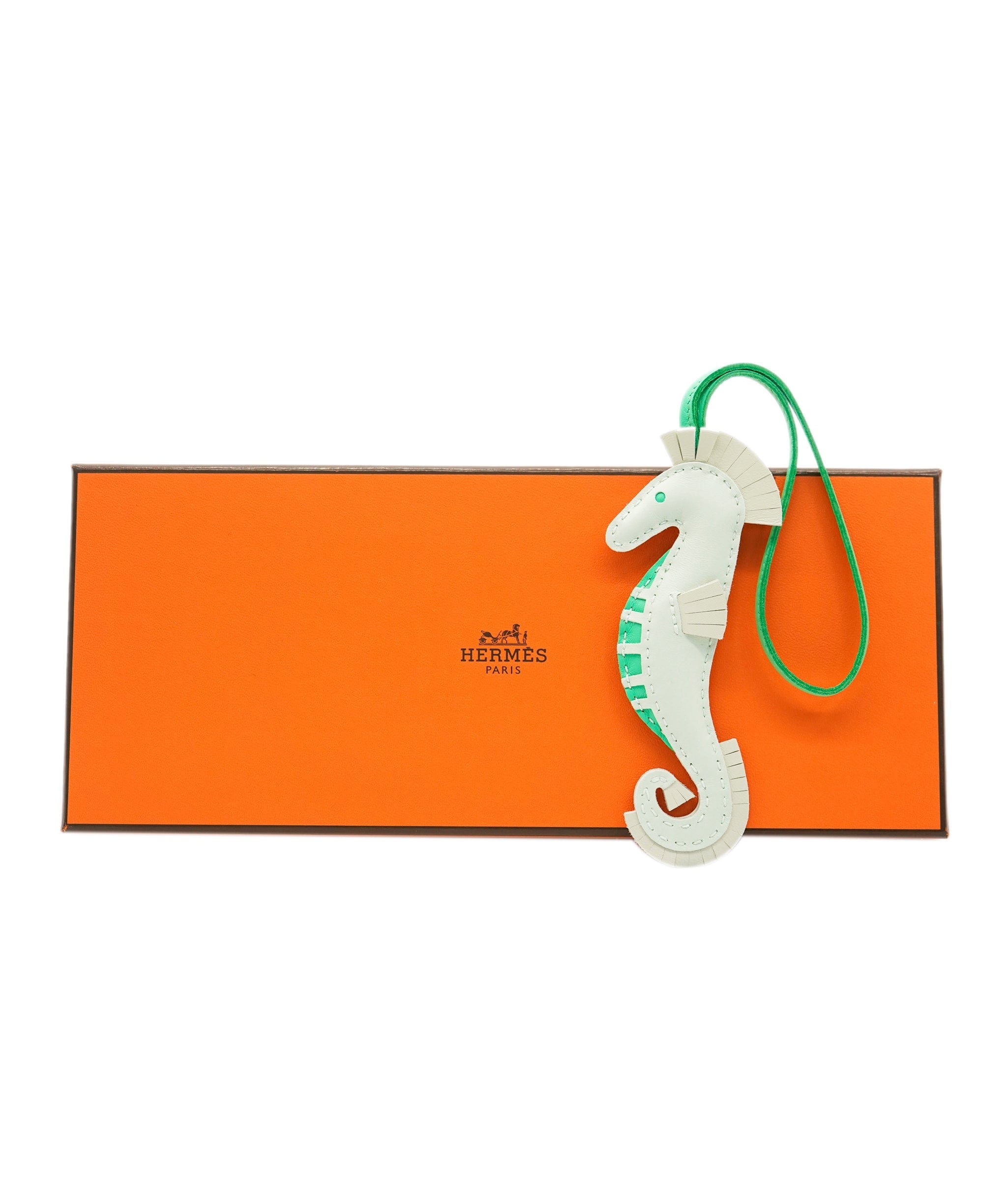 Hermès Seahorse Charm - Green ALC2139