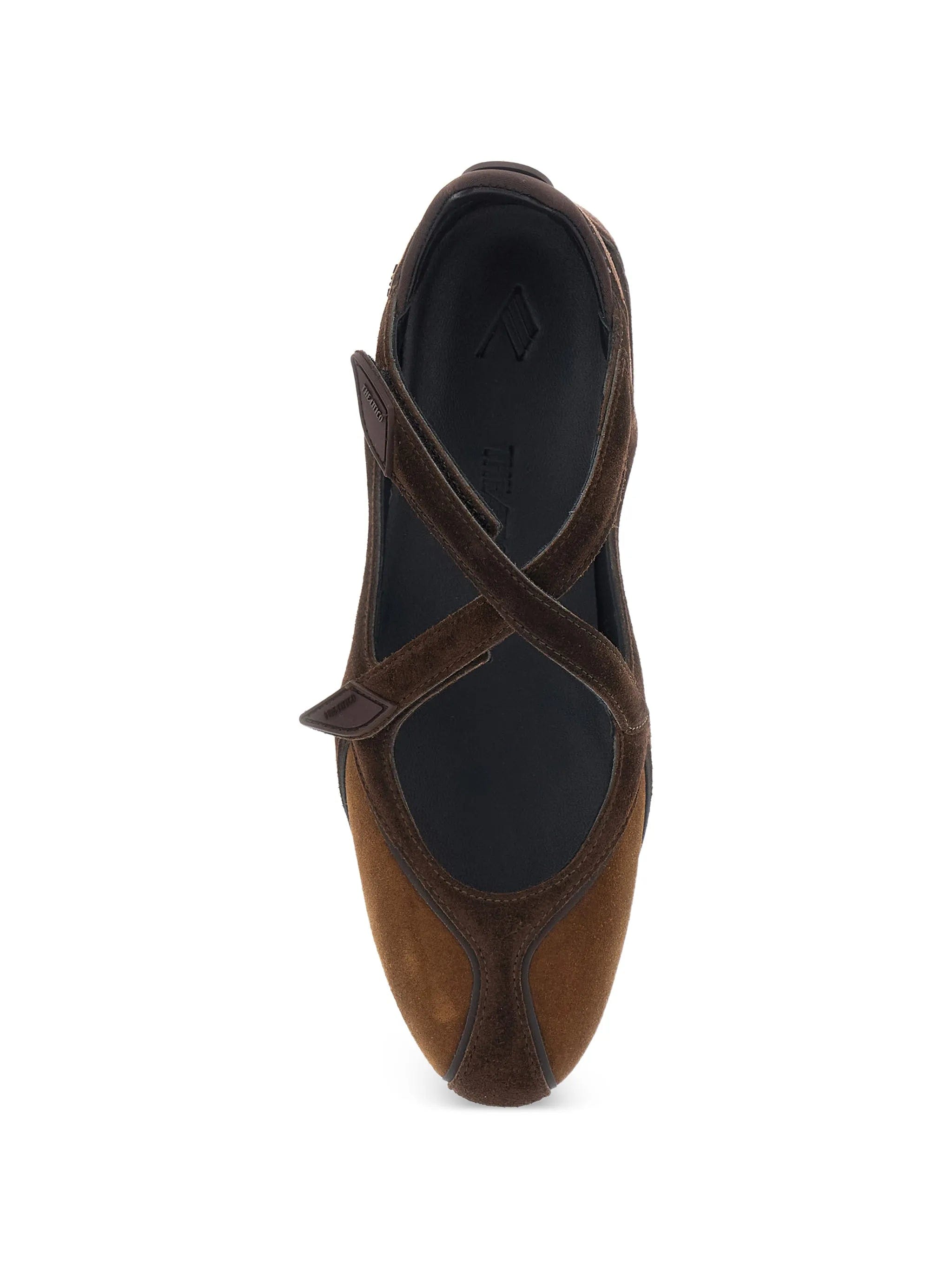 The Attico Floor 01 suede ballet flats