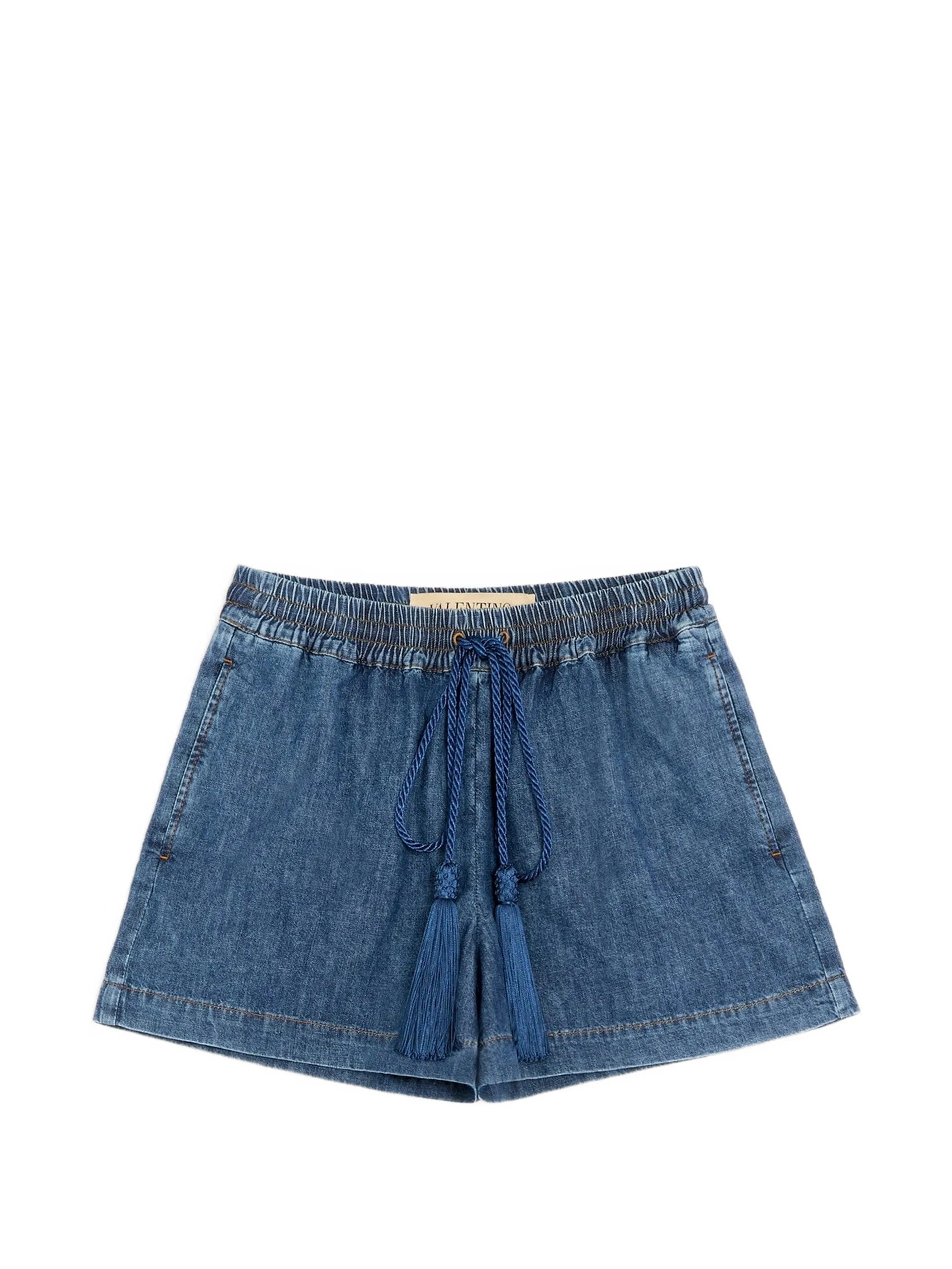 Valentino Garavani denim chambray shorts