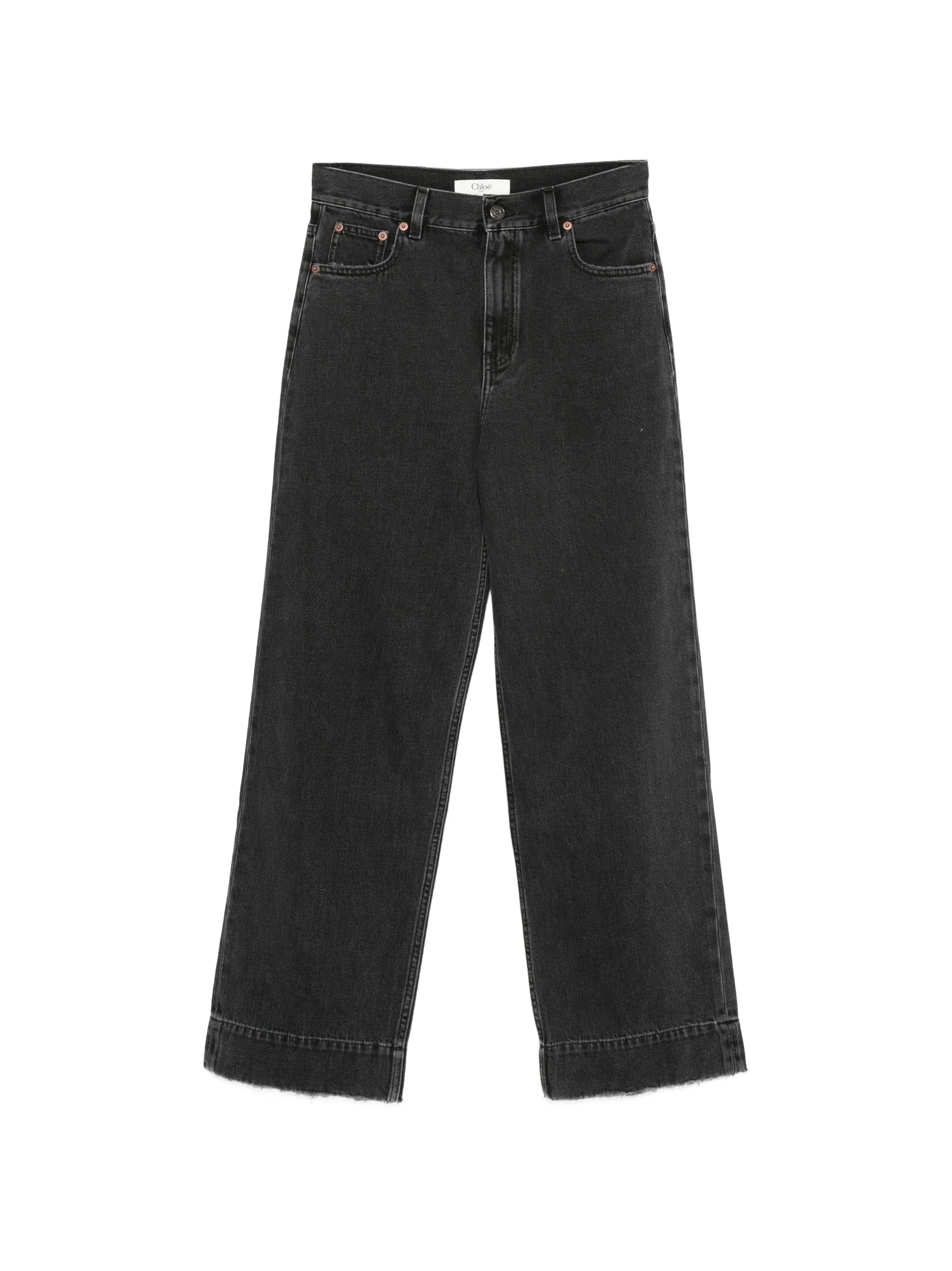 Chloé logo - patch jeans