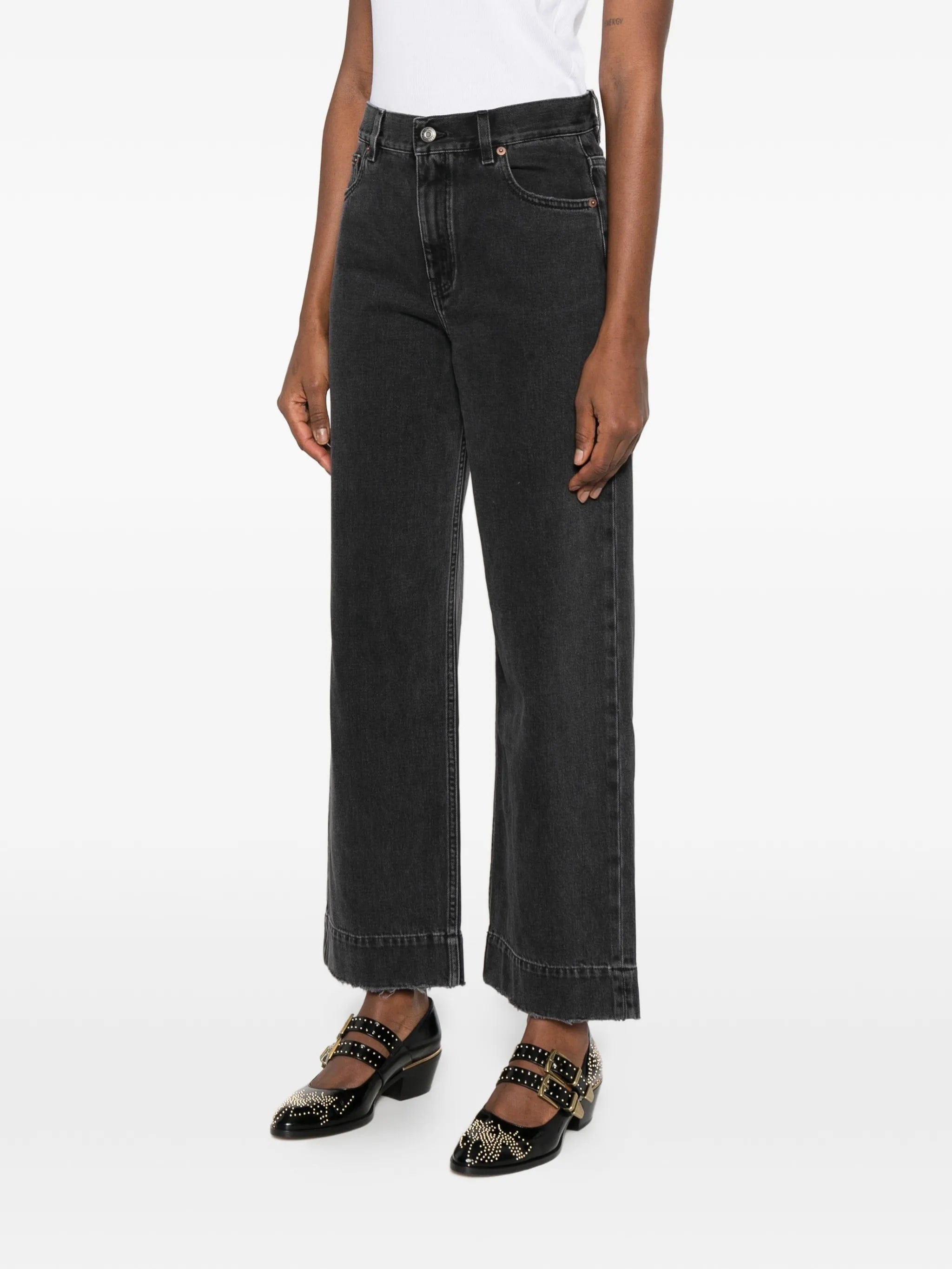 Chloé logo - patch jeans